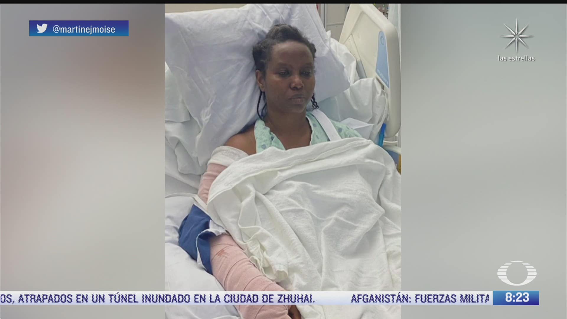 esposa del presidente jovenel moise difunde fotos desde hospital