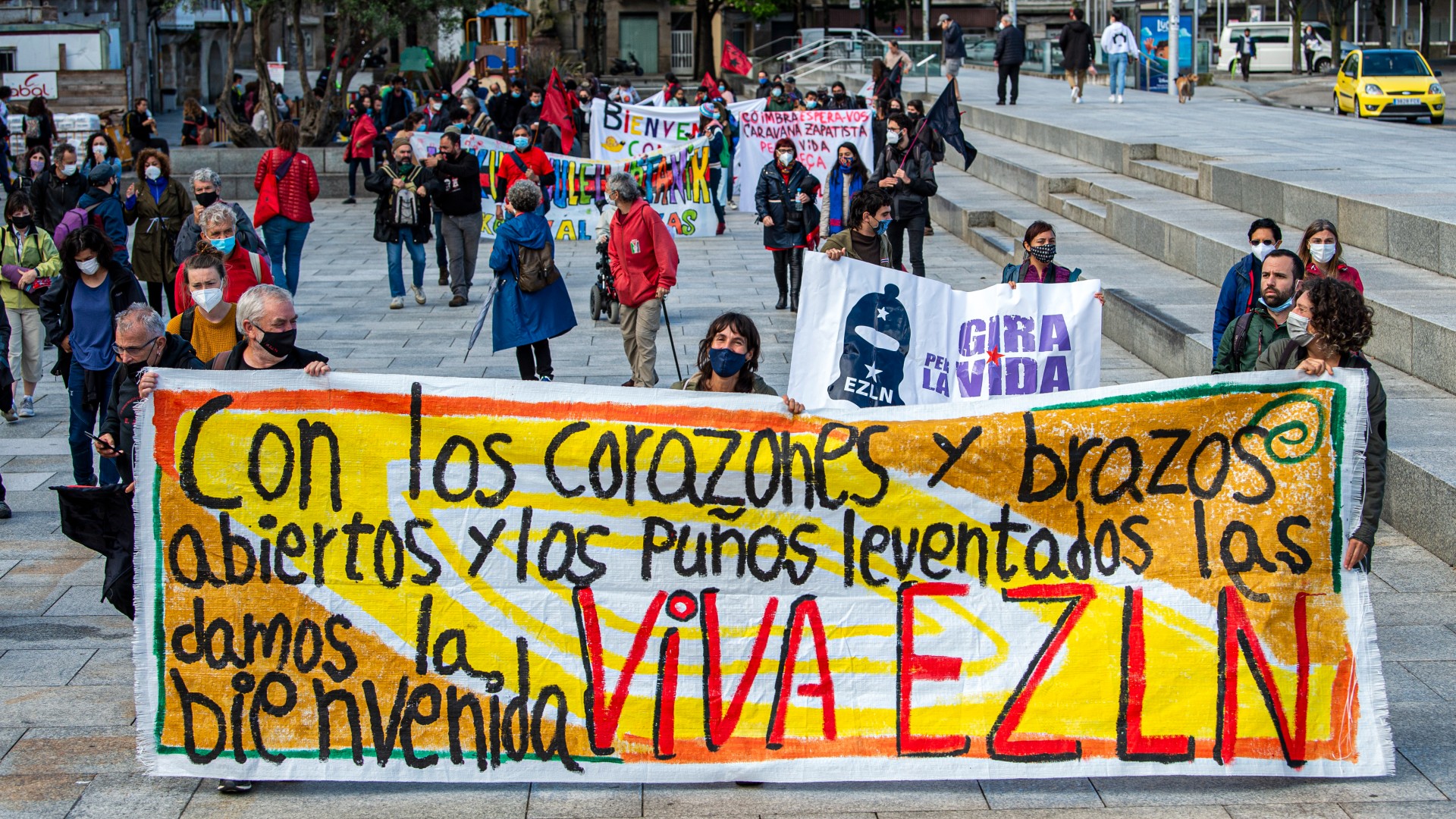 EZLN llega a Madrid en su lucha contra la desigualdad