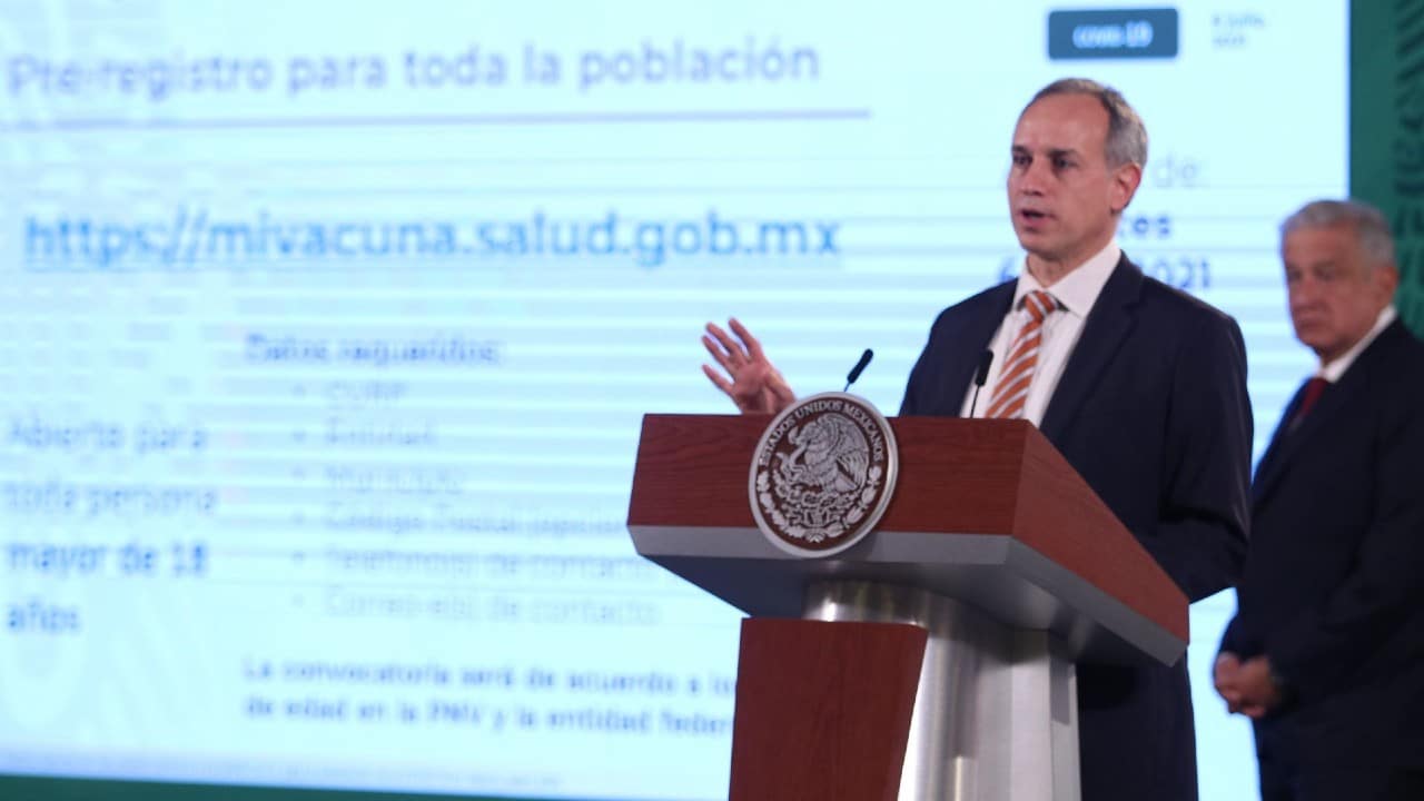 Hugo López Gatell en conferencia matutina