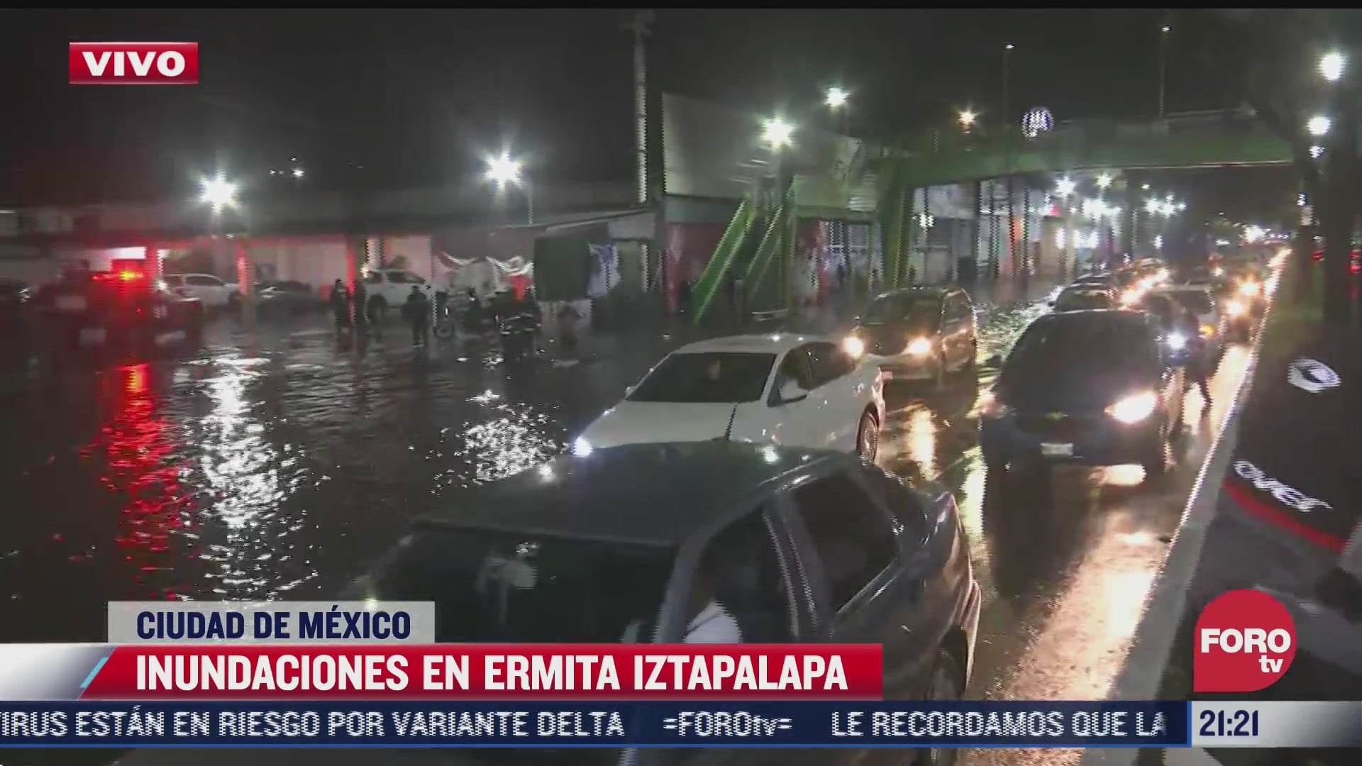 Inundaciones en Ermita Iztapalapa, CDMX