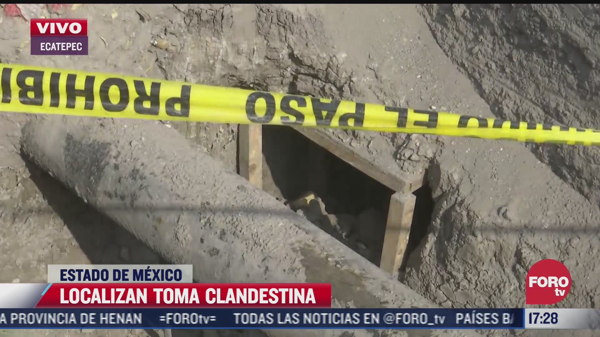 localizan toma clandestina en ecatepec estado de mexico
