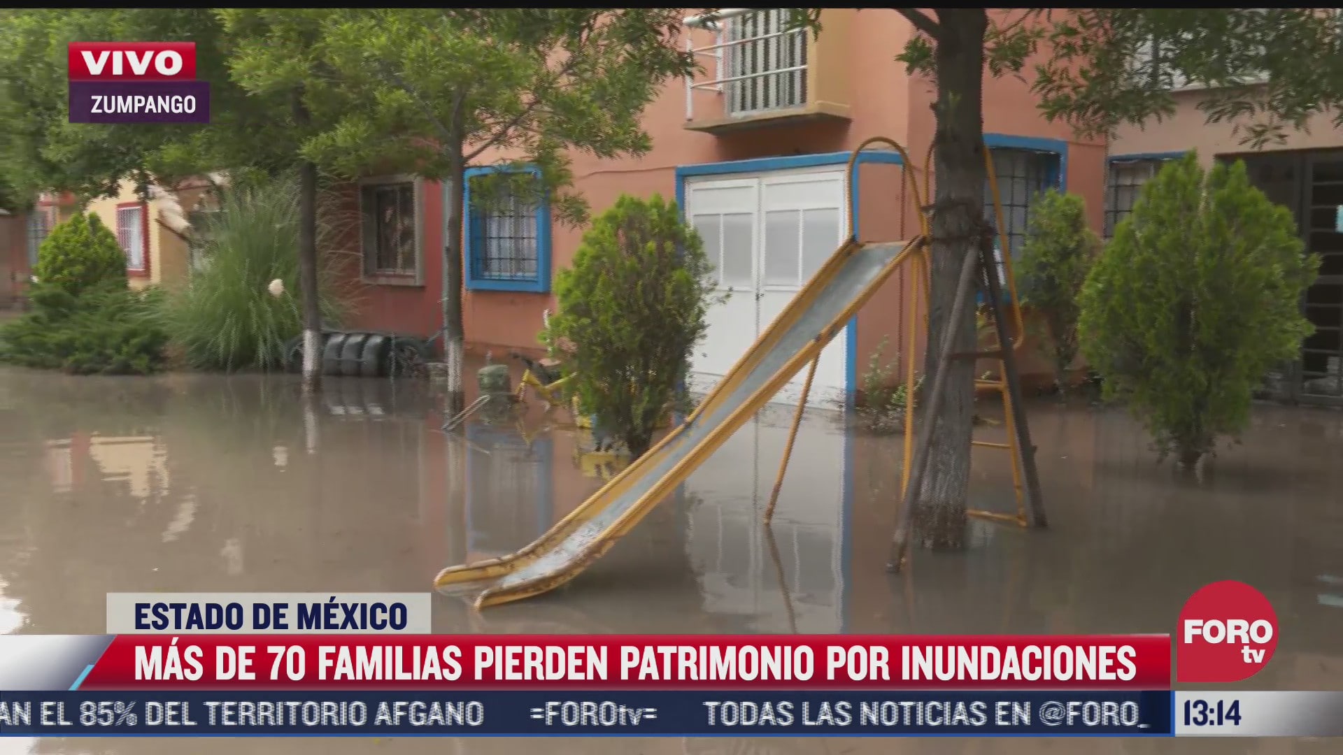 mas de 70 familias pierden su patrimonio por inundaciones en zumpango edomex