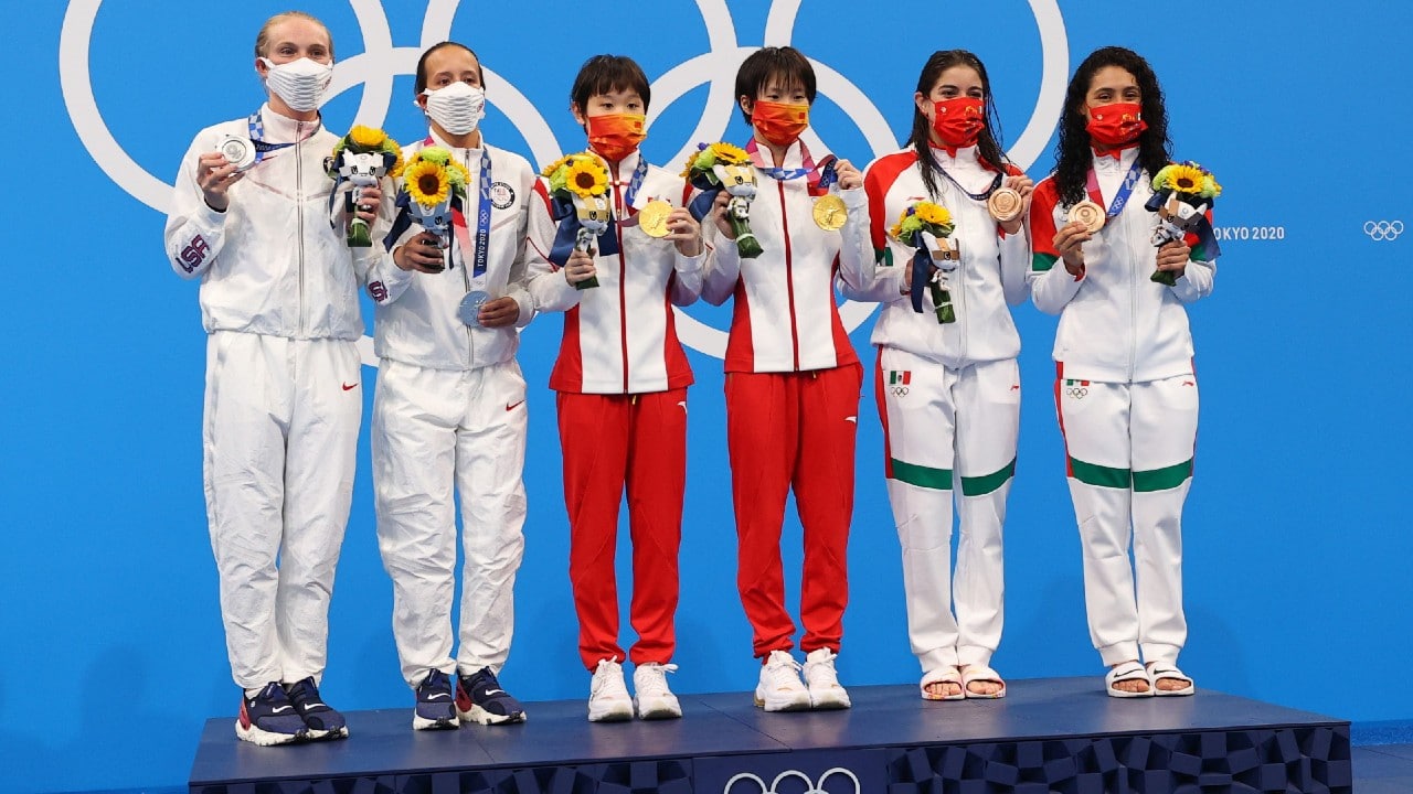México gana bronce en clavados sincronizados femenil, la segunda medalla en Tokyo 2020
