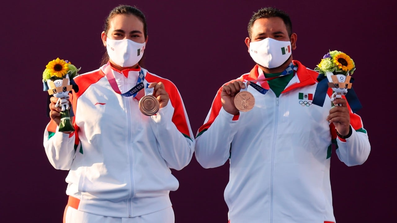 México gana la medalla de bronce en Tiro con Arco Mixto, primera en Tokyo 2020