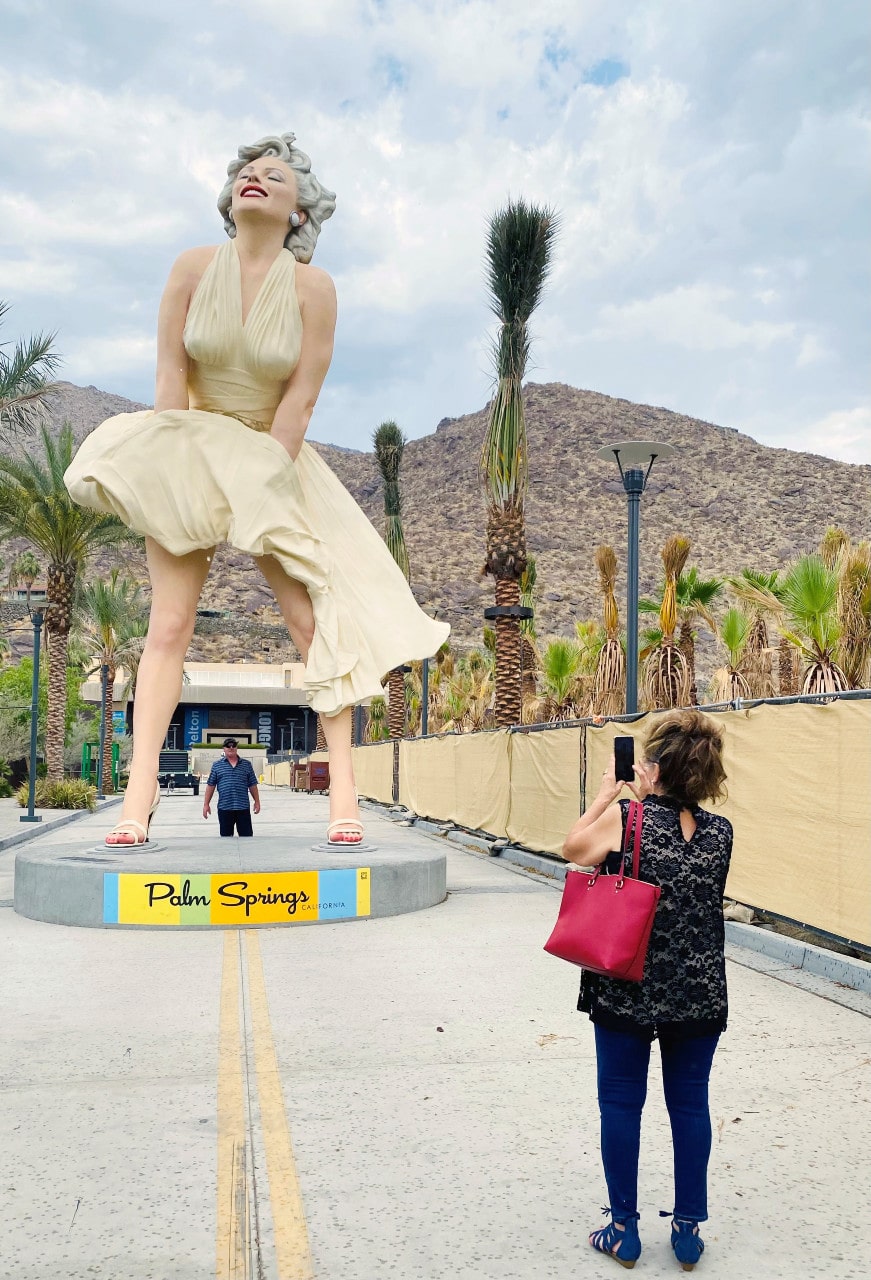 Marilyn Monroe, estatua, historia, Hollywood