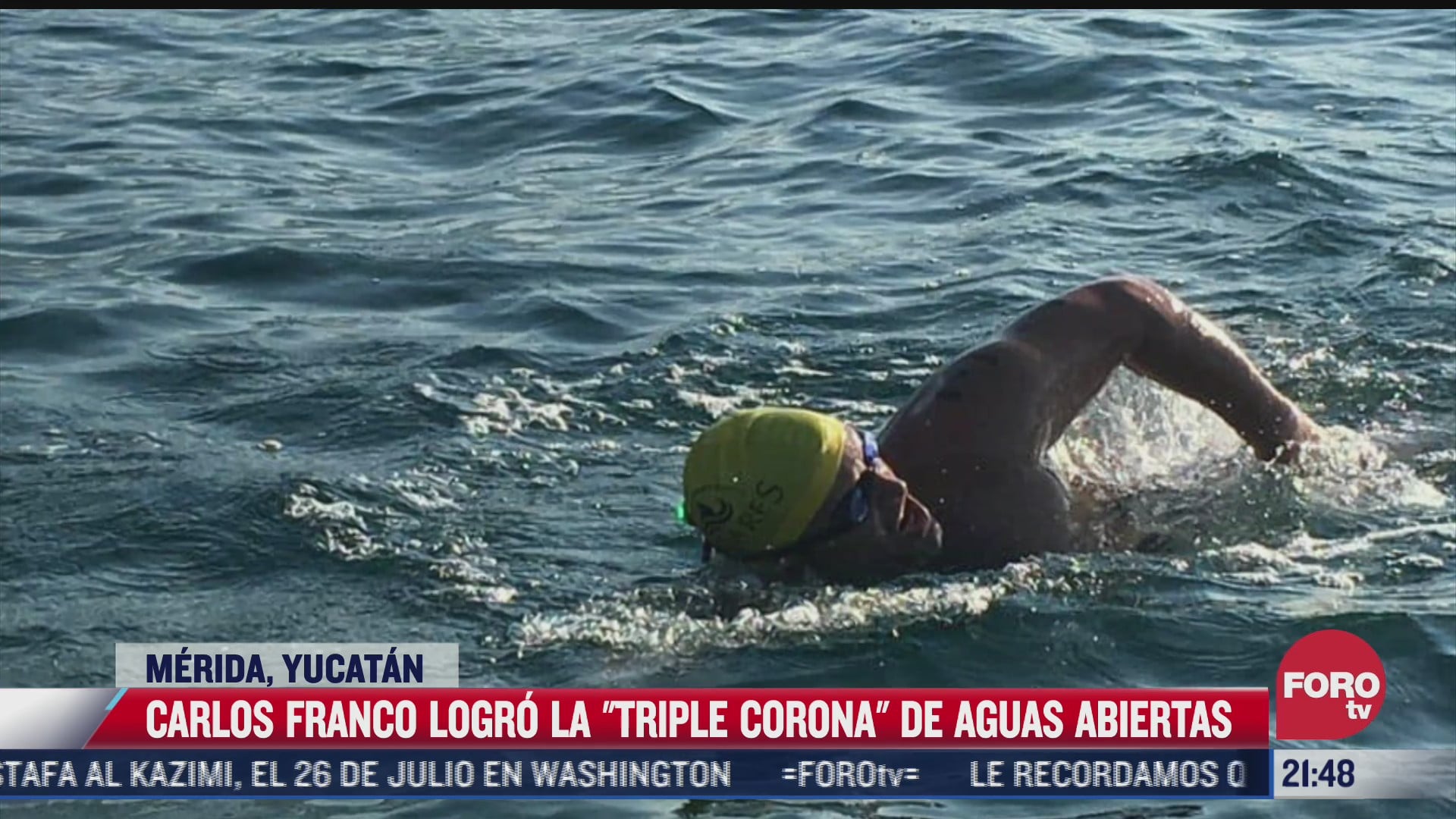 nadador yucateco consigue la triple corona de aguas abiertas