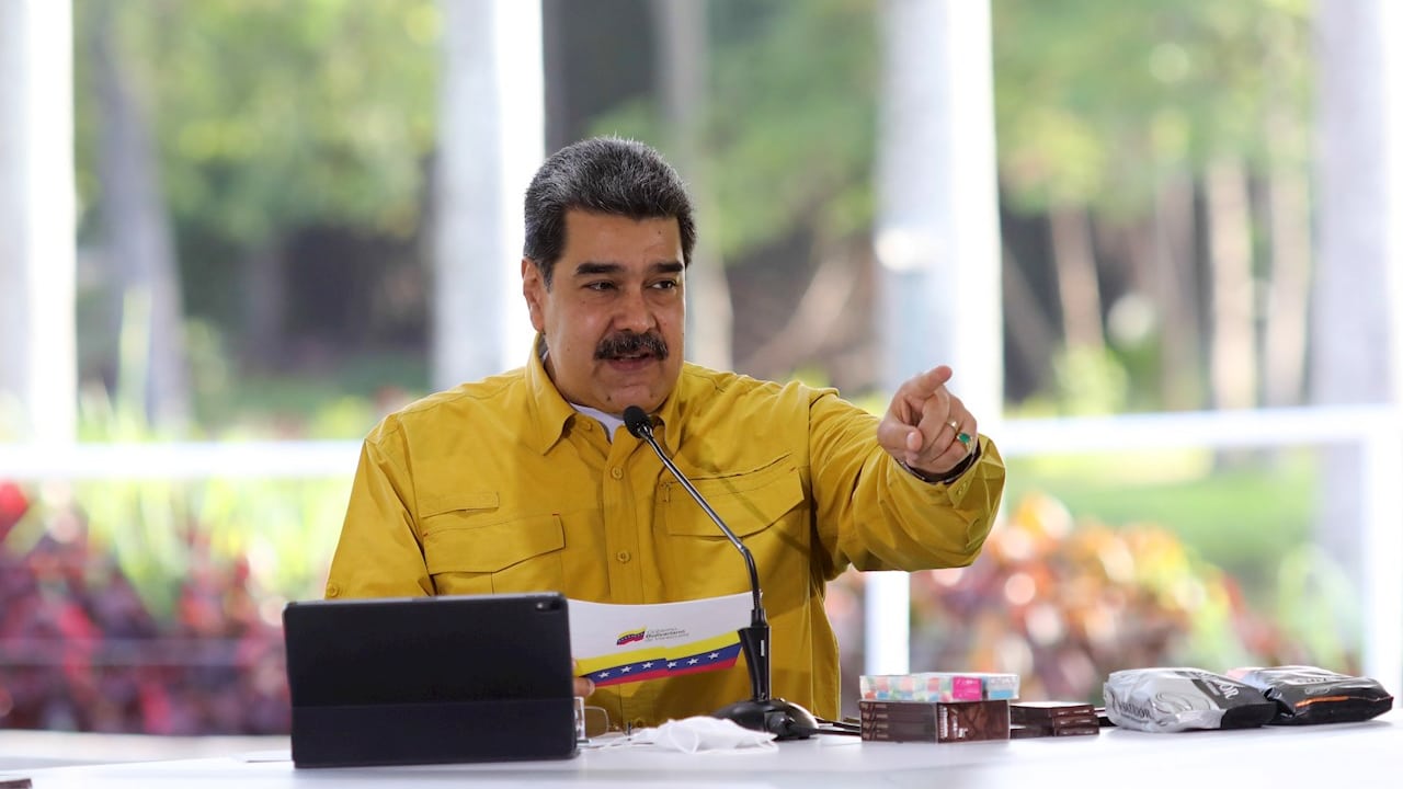 El presidente venezolano, Nicolás Maduro, durante un acto con el sector agropecuario en Caracas