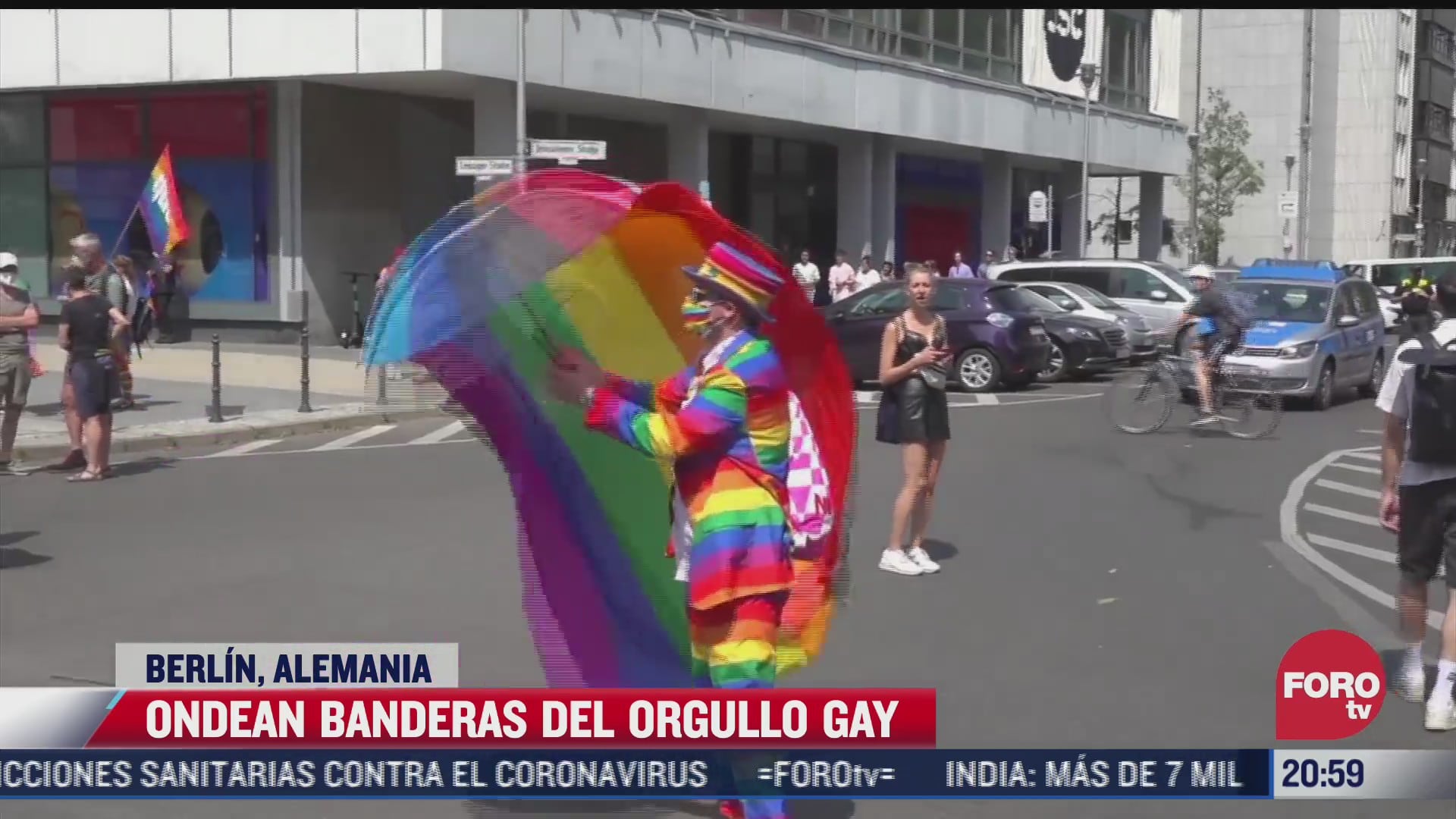 ondean banderas del orgullo gay en hungria y alemania