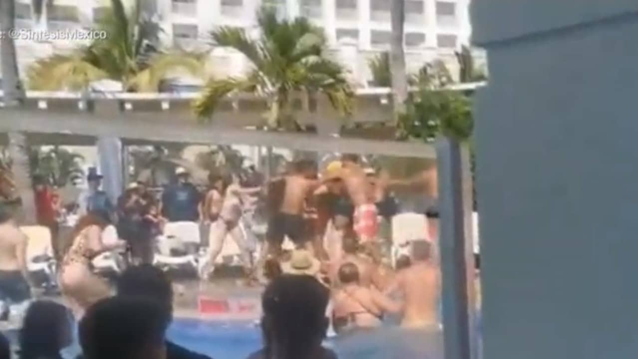 Video: Se desata batalla campal en hotel de Mazatlán, Sinaloa