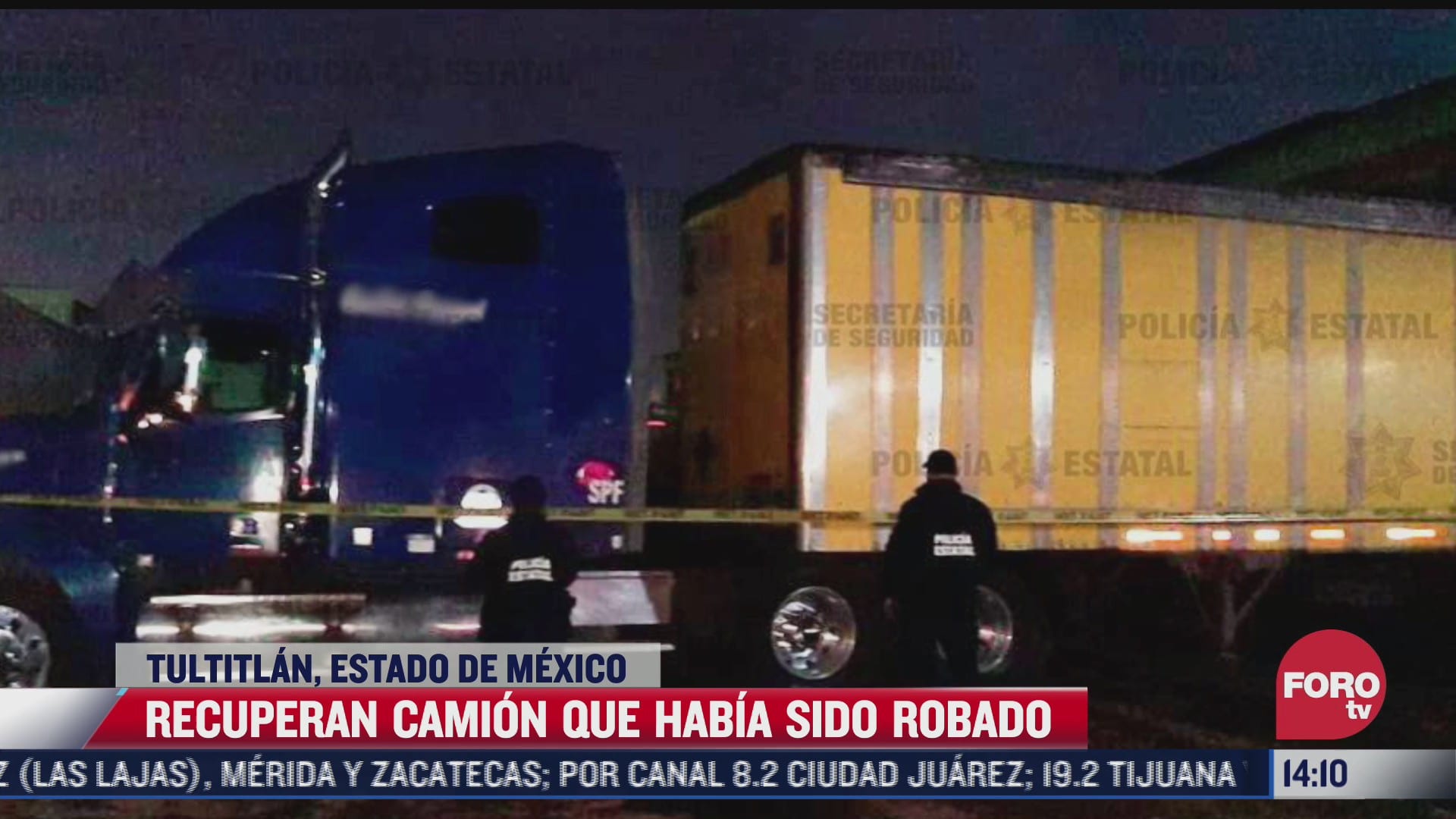 recuperan camion robado en el estado de mexico