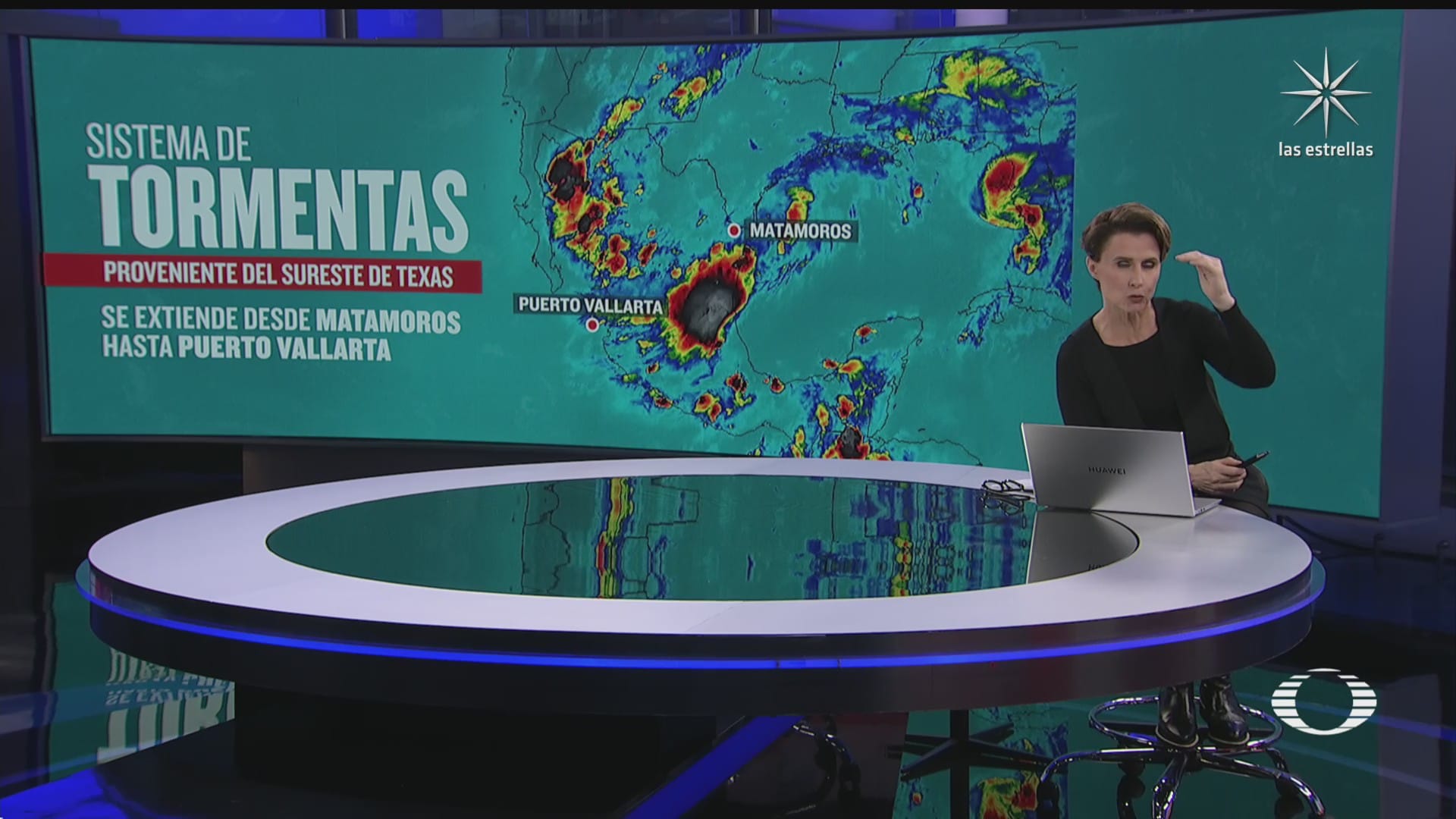 sistema de tormentas proveniente de texas avanza en territorio mexicano