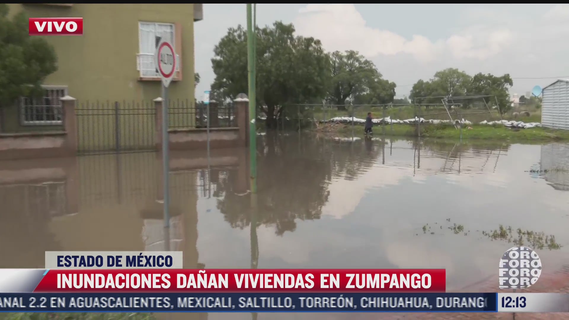 tormenta causa inundaciones en fraccionamientos de zumpango estado de mexico