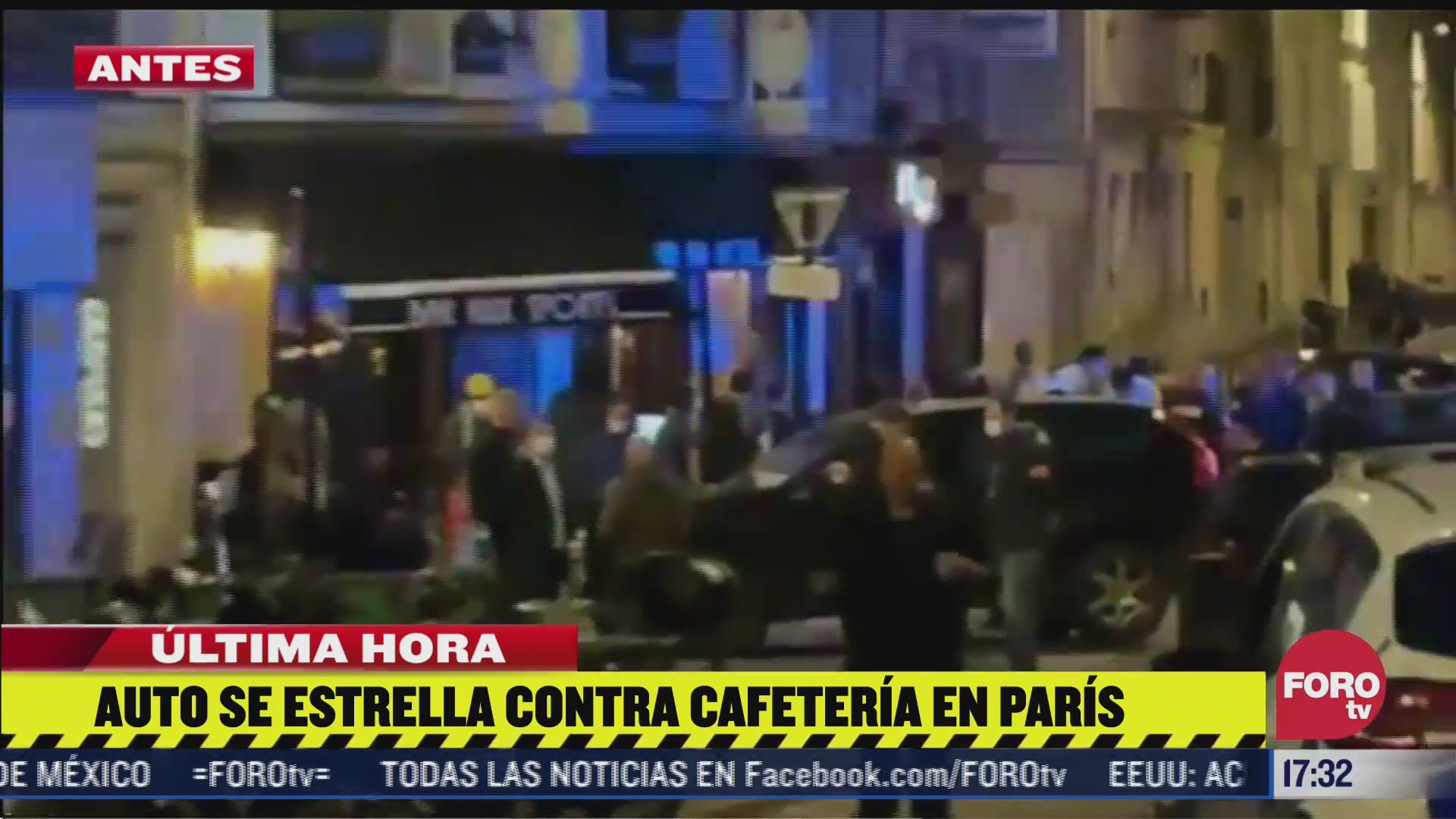 vehiculo choca contra terraza de cafe de paris hay al menos un muerto