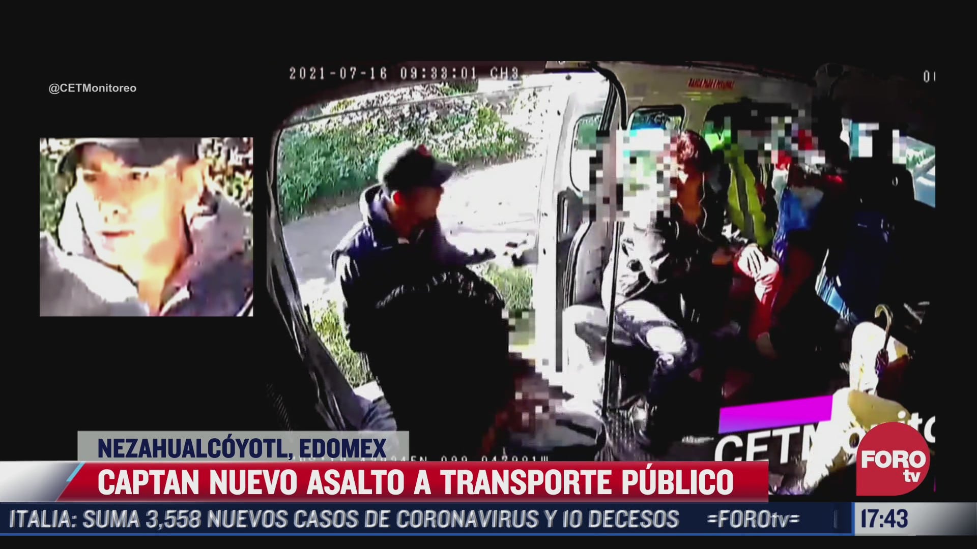 video sujeto asalta a pasajeros de transporte publico en nezahualcoyotl