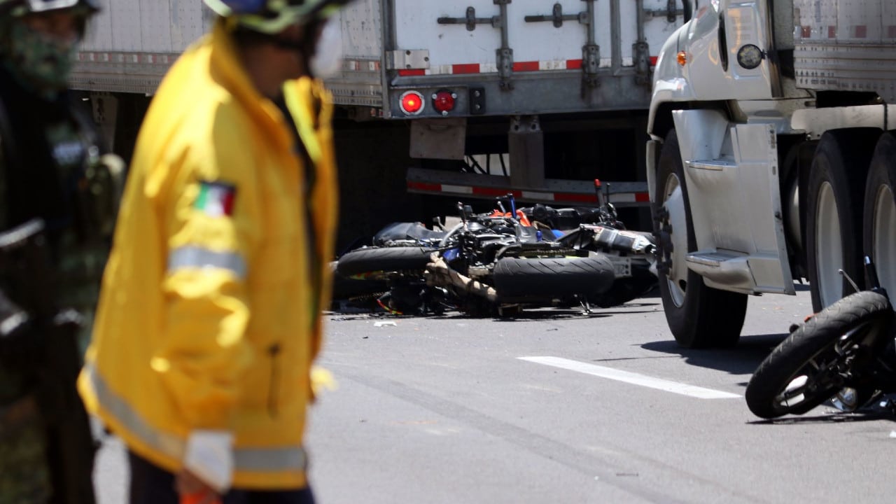 Al menos 6 motociclistas muertos tras accidentes en la México-Cuernavaca