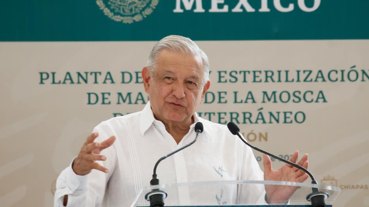 El presidente Andrés Manuel López Obrador En su último día de gira de trabajo por Metapa, Chiapas.