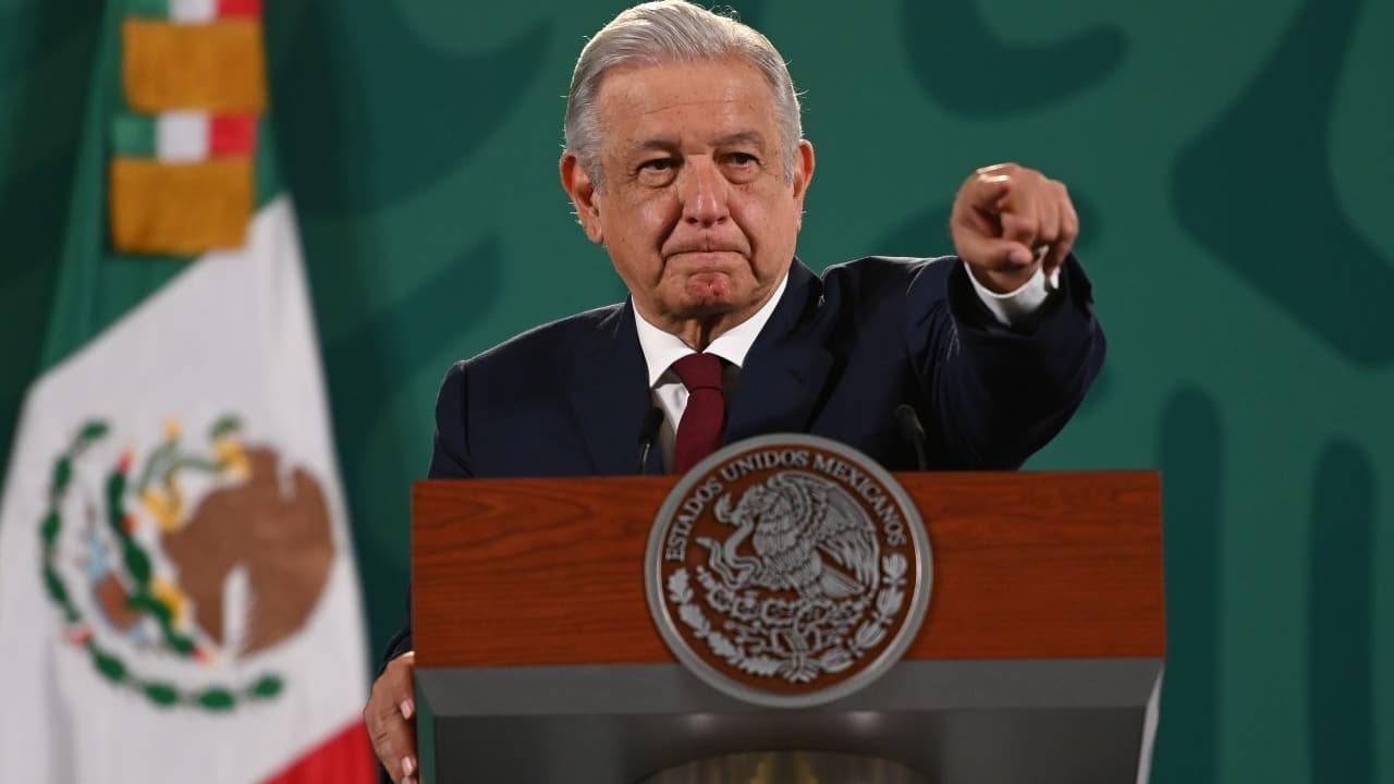 Andrés Manuel López Obrador, presidente de México, encabezó la conferencia mañanera.
