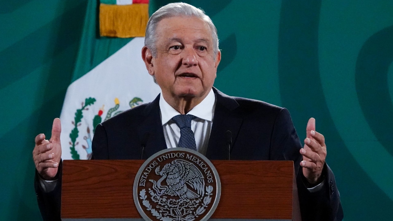 Andrés Manuel López Obrador, presidente de México, en su conferencia de prensa