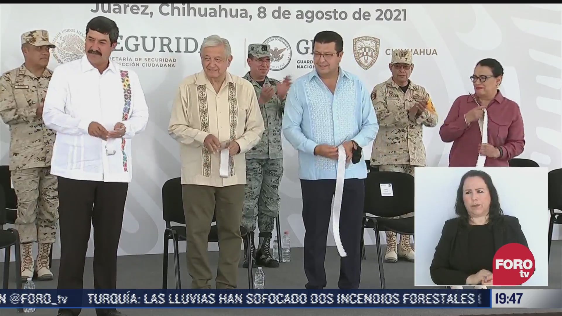 amlo inaugura instalaciones de la guardia nacional en ciudad juarez