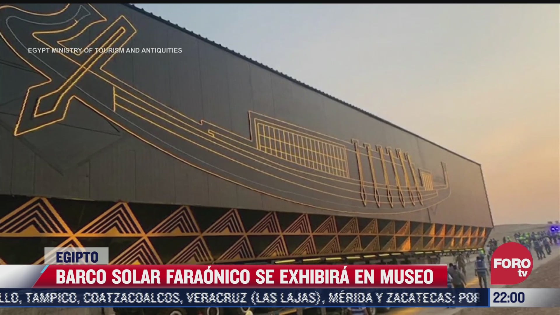 barco solar faraonico se exhibira en museo de egipto