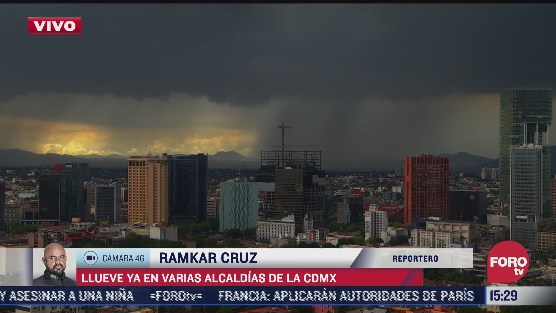 cae fuerte tormenta en la ciudad de mexico