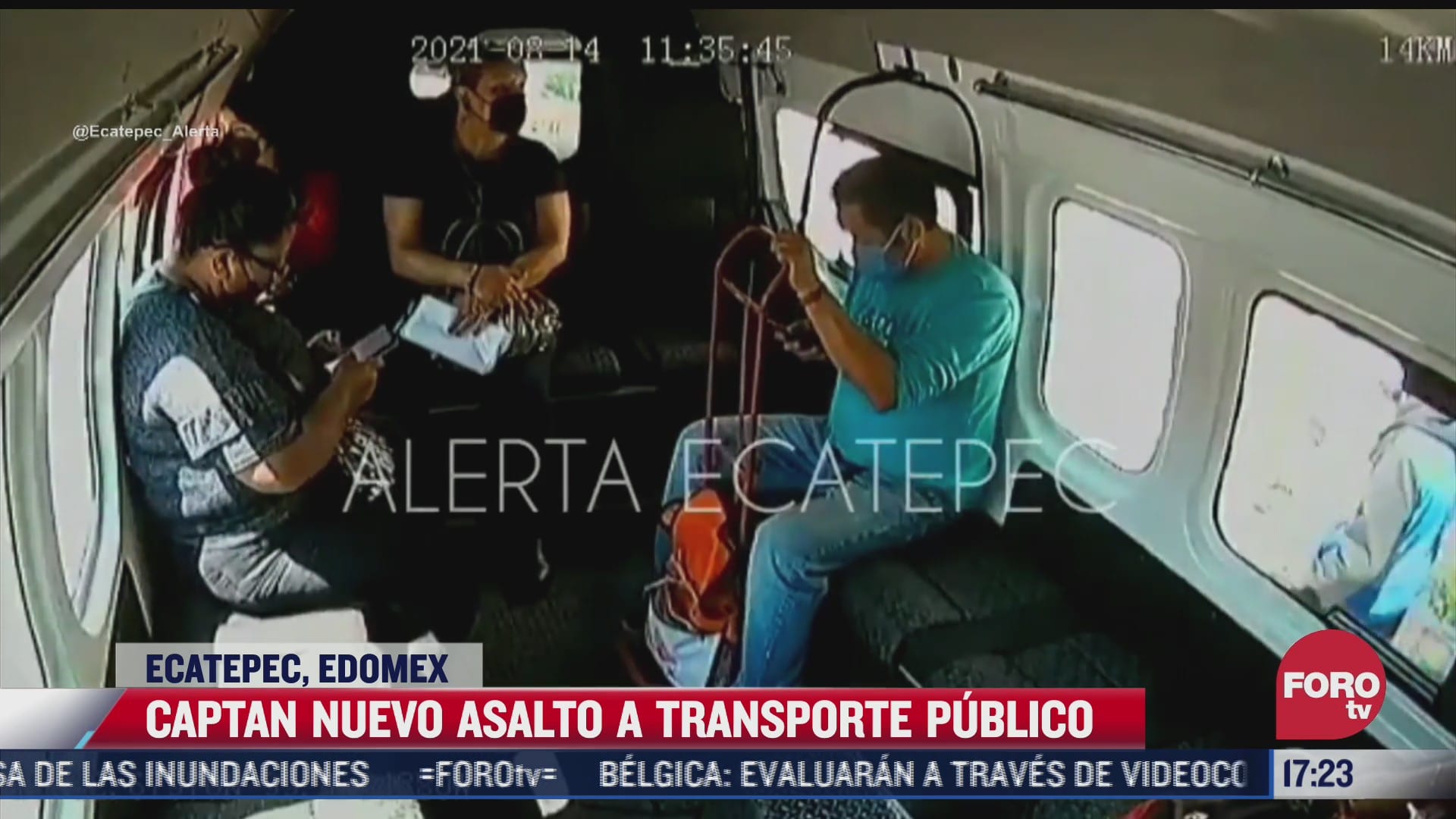 captan nuevo asalto a pasajeros del transporte publico en la mexico pachuca