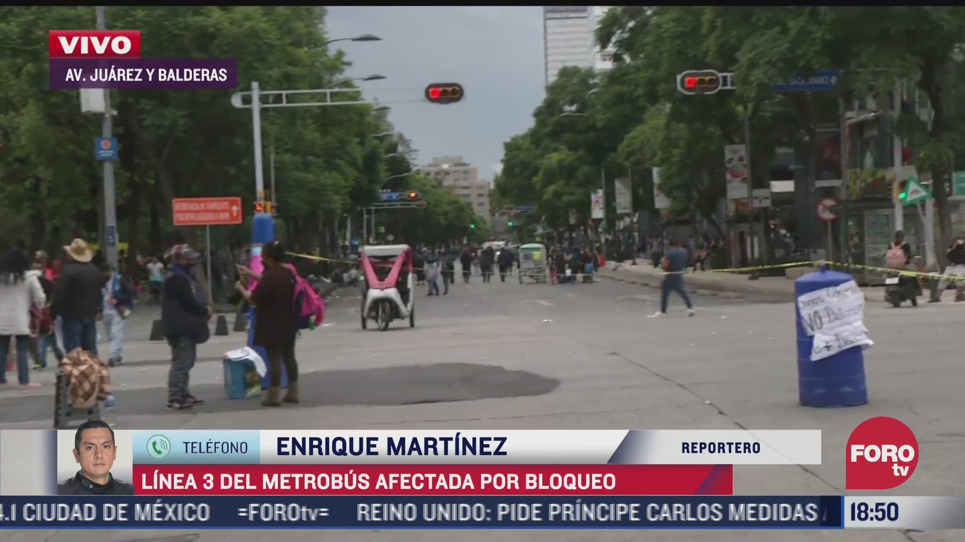 comerciantes bloquean avenida juarez en la cdmx