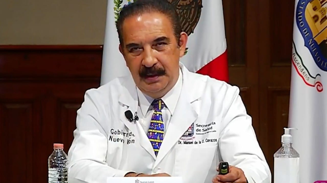 El secretario de Salud de Nuevo León, Manuel de la O Cavazos (Secretaría de Salud de Nuevo León)