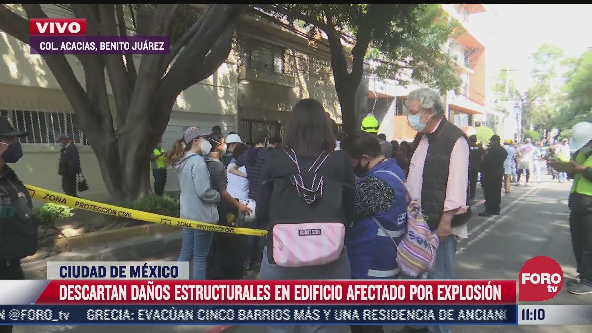 descartan danos estructurales en edificio afectado por explosion en avenida coyoacan