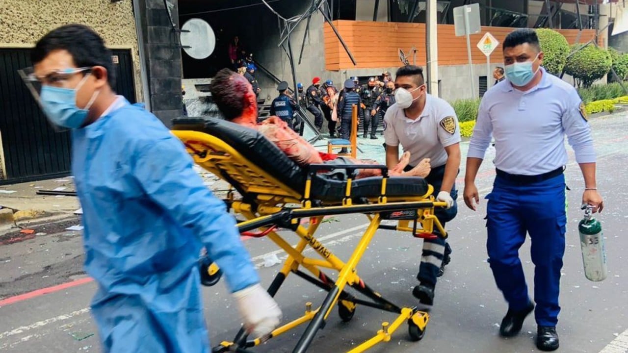 Explosión de gas deja 22 heridos en la colonia Acacias, alcaldía Benito Juárez