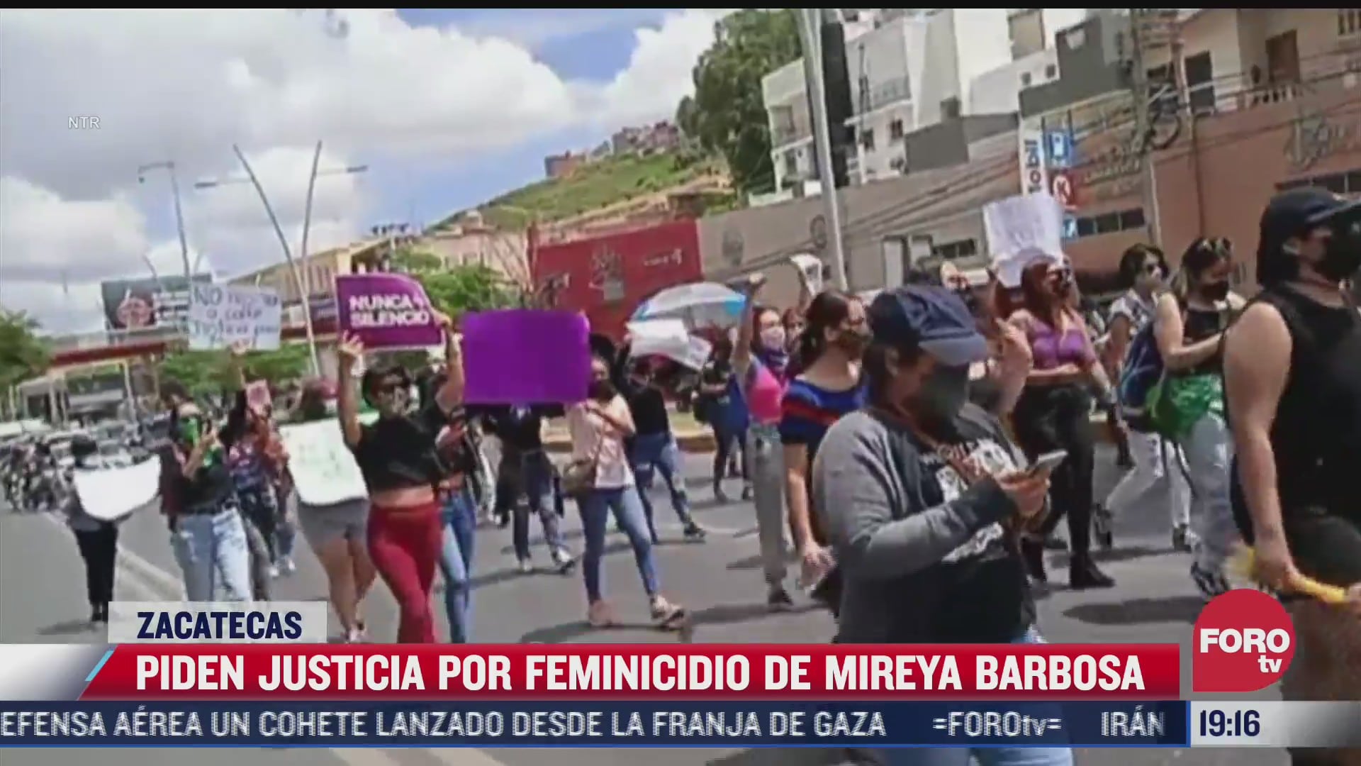 feministas marchan en zacatecas por la muerte de mireya barbosa