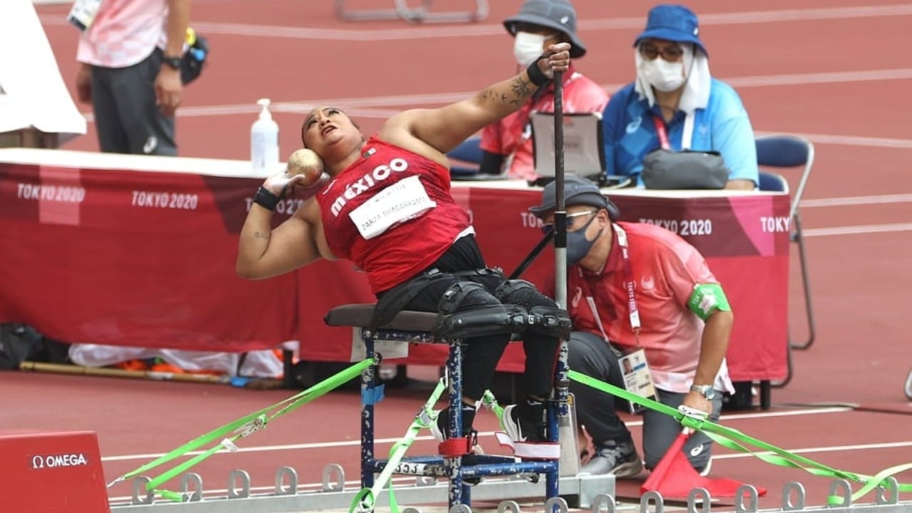 Gloria Zarza gana plata en Impulso de Bala en Paralímpicos de Tokyo 2020