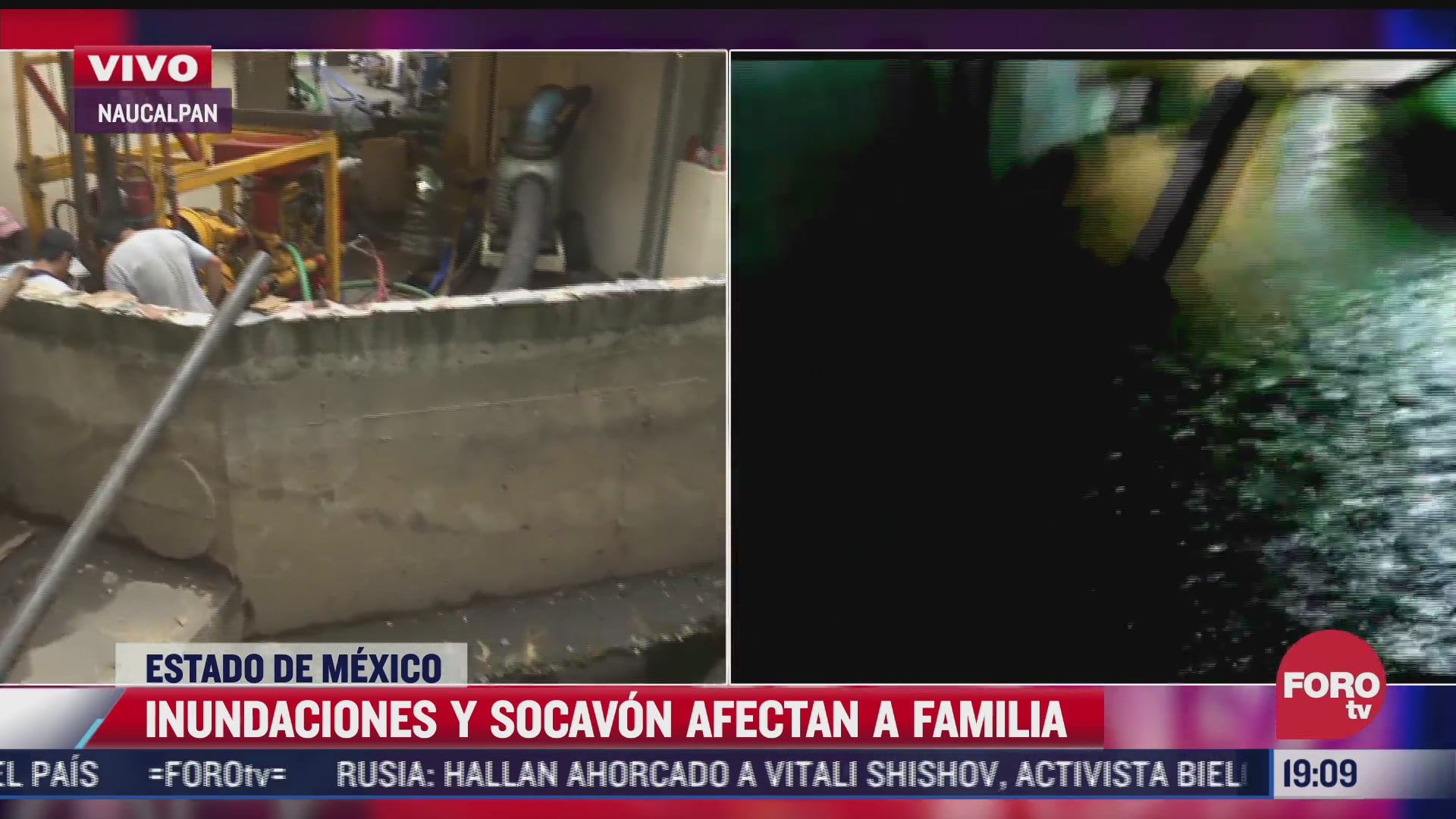 inundaciones y socavon afectan vivienda en tecamachalco estado de mexico