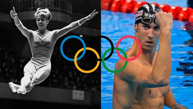 Larisa Latynina y Michael Phelps, todas sus medallas en Juegos Olímpicos
