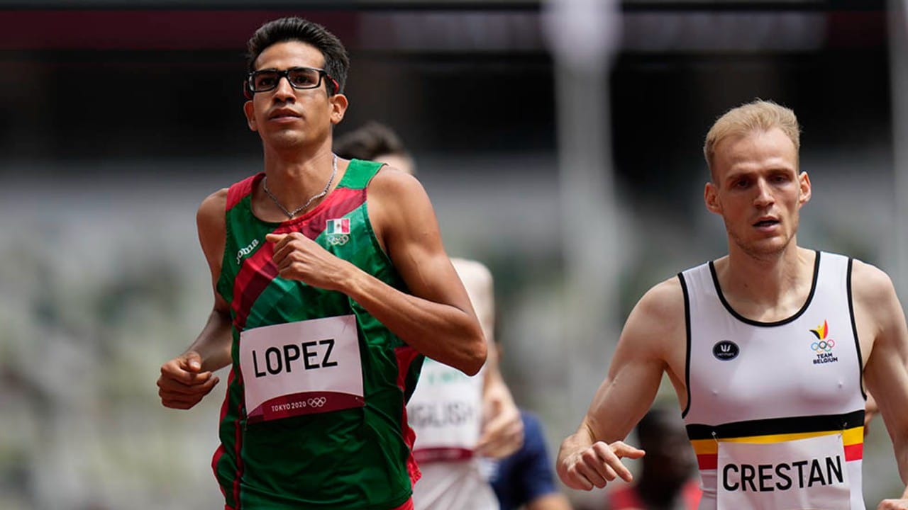 El mexicano 'Tona' López queda eliminado en semifinales de 800 metros en Juegos Olímpicos de Tokio 2020