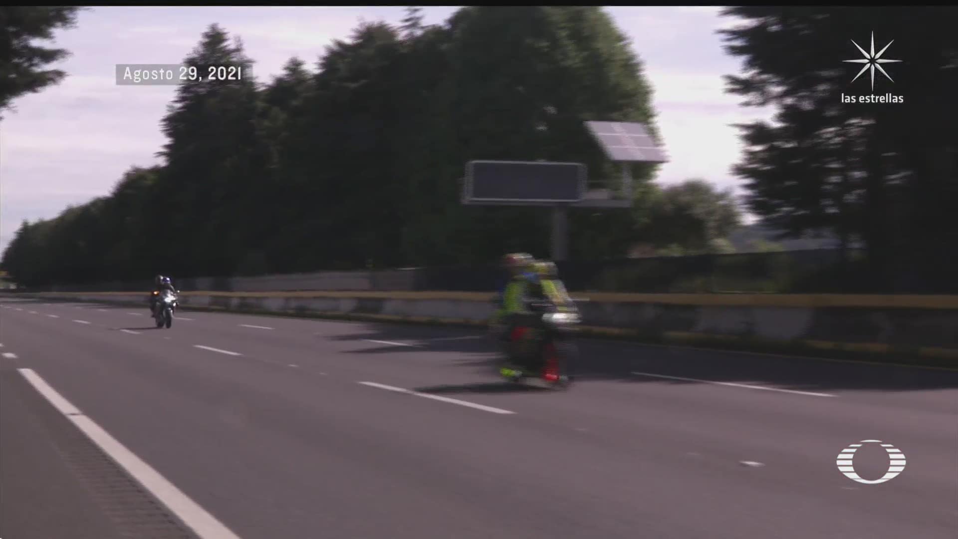 motociclistas regresan a la autopista mexico cuernavaca
