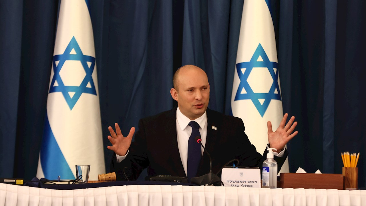 Fotografía del primer ministro israelí, Naftali Bennett