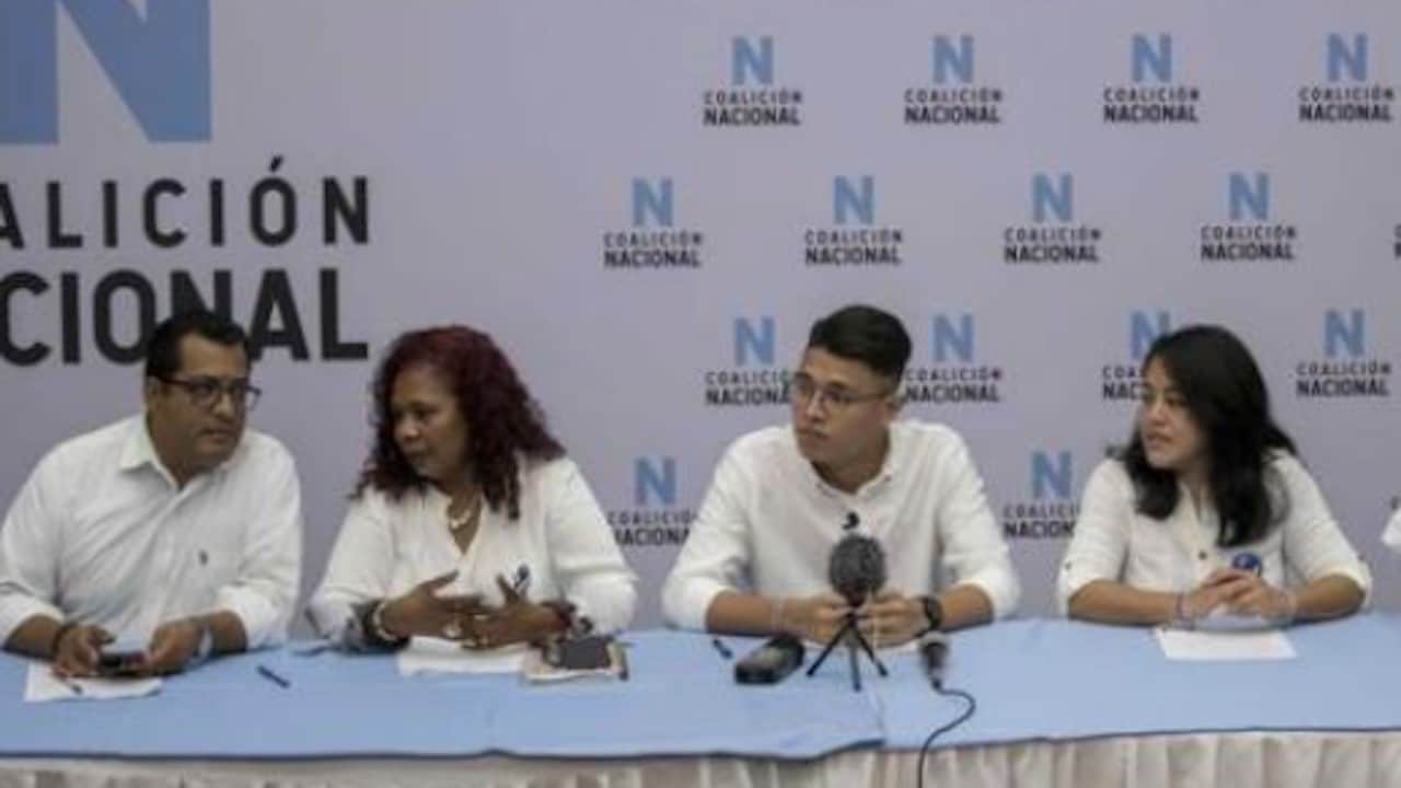 Conferencia de la Coalición Nacional de Nicaragua (Archivo, EFE)