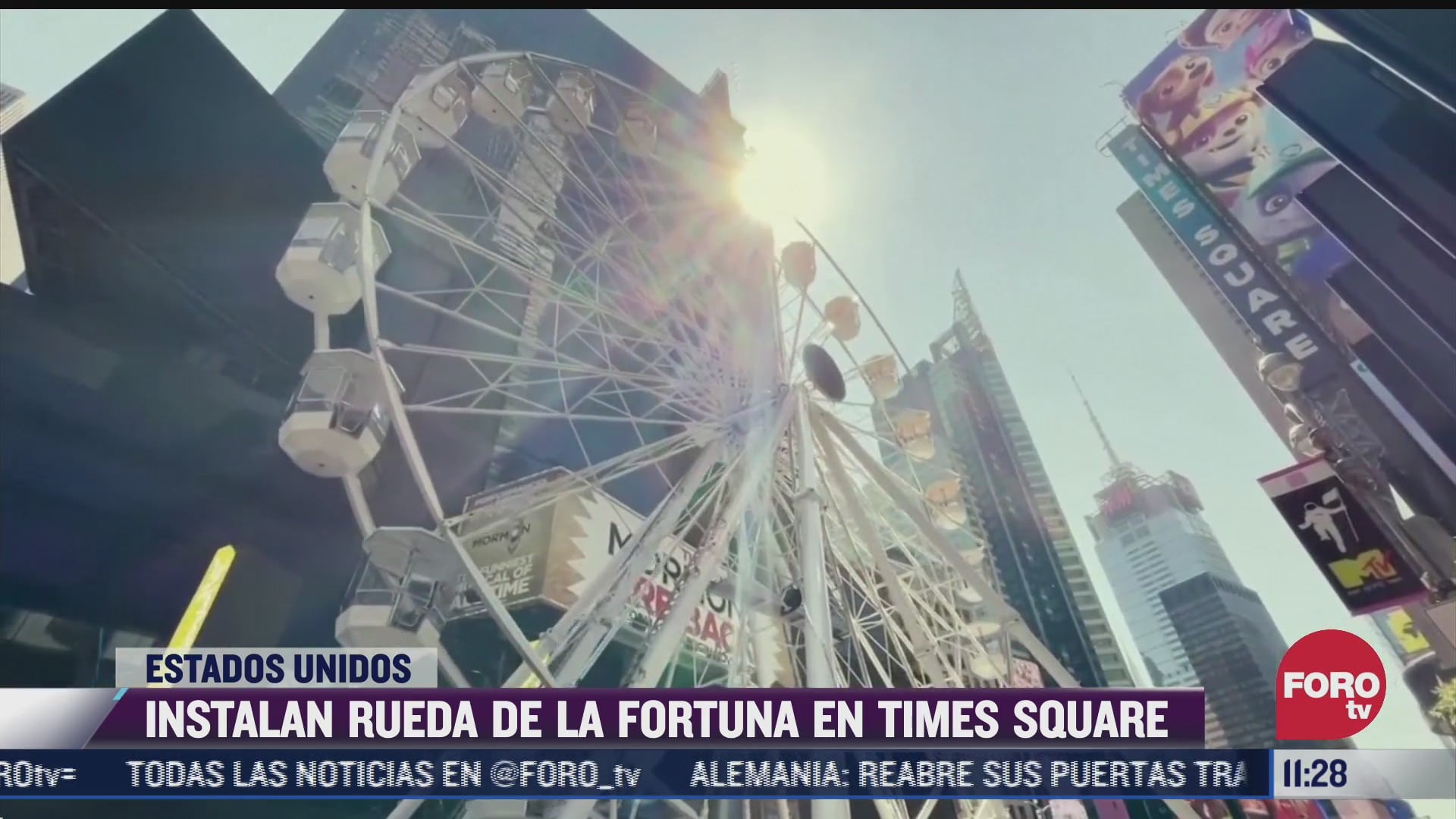 nueva york estrena rueda de la fortuna en times square