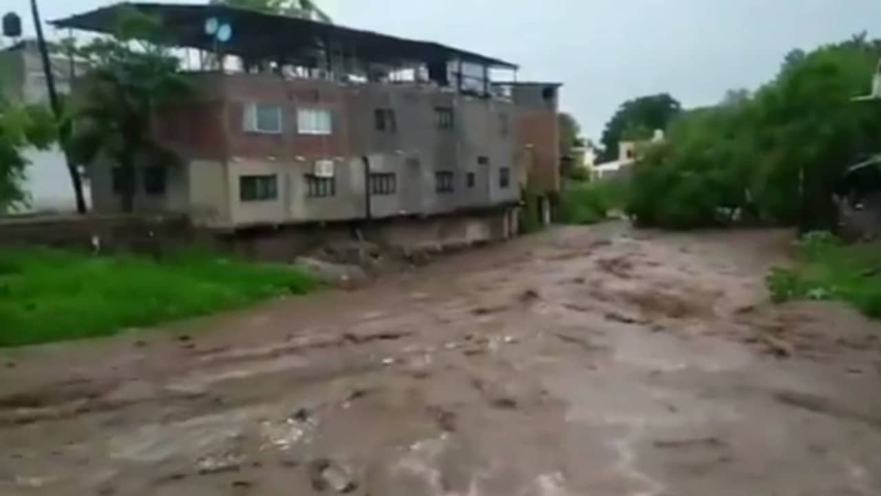 Inundación en Michoacán