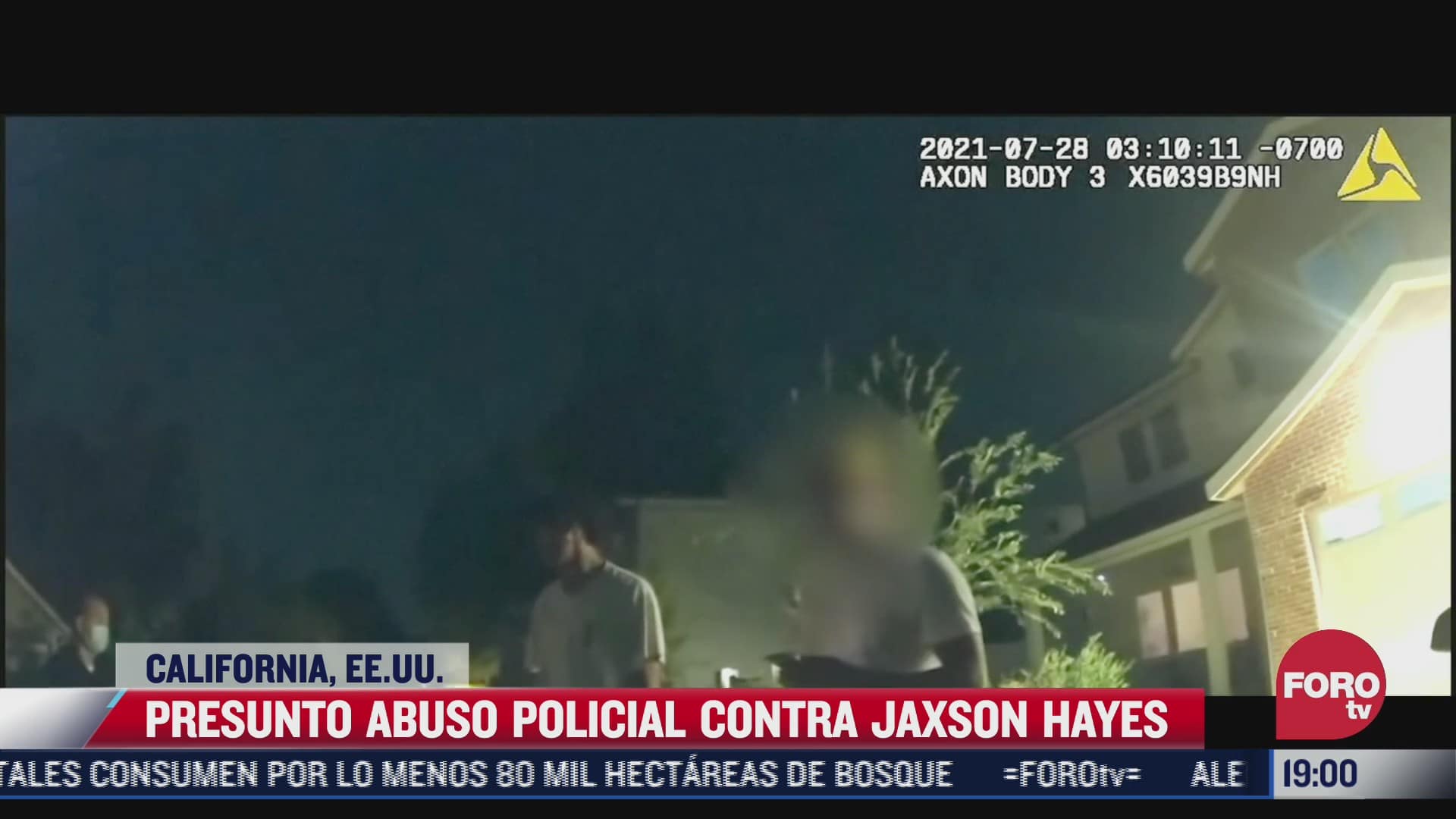 presunto abuso policial contra jaxson hayes en eeuu