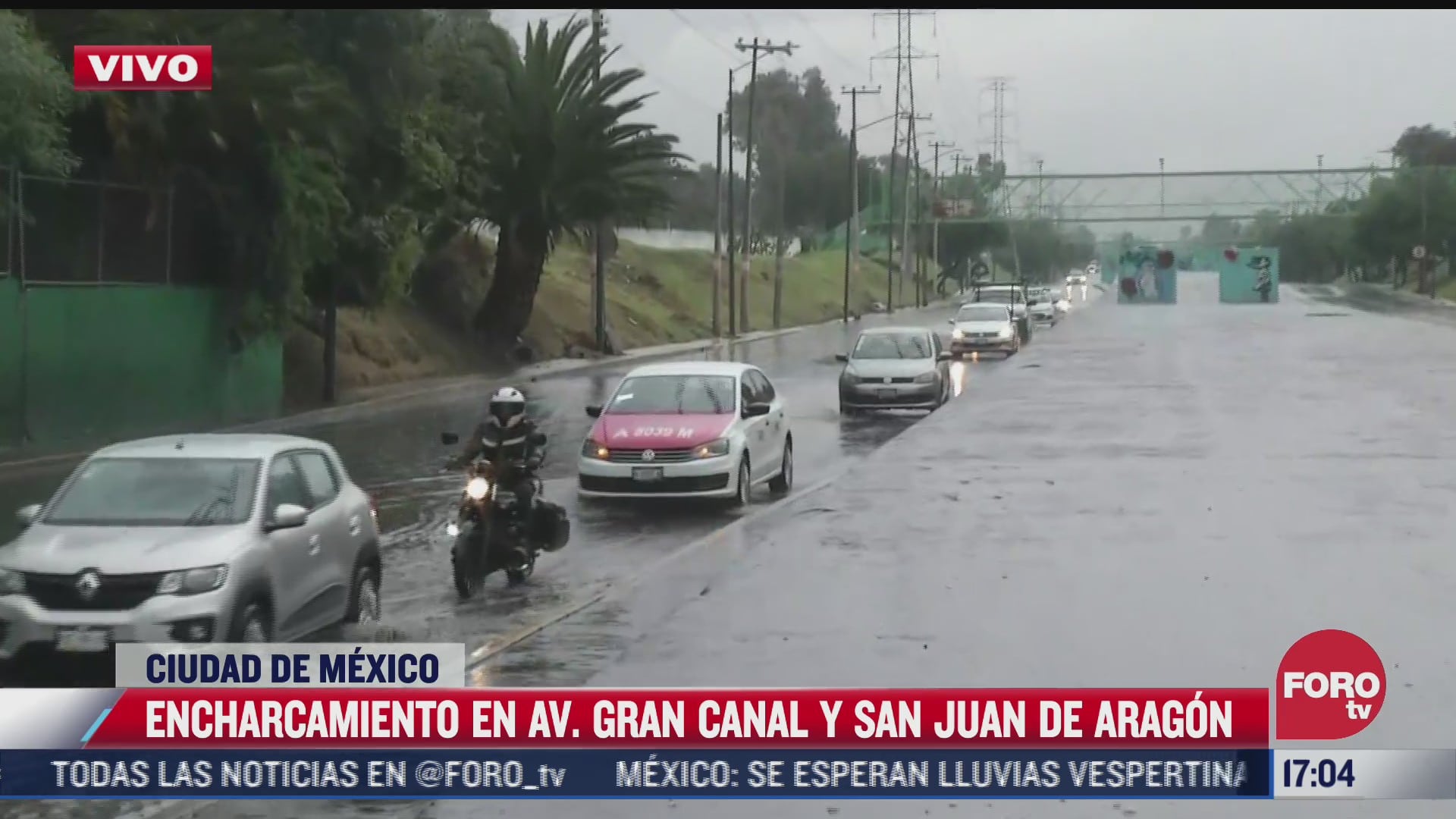 se registran encharcamientos en avenidas principales tras lluvias en cdmx