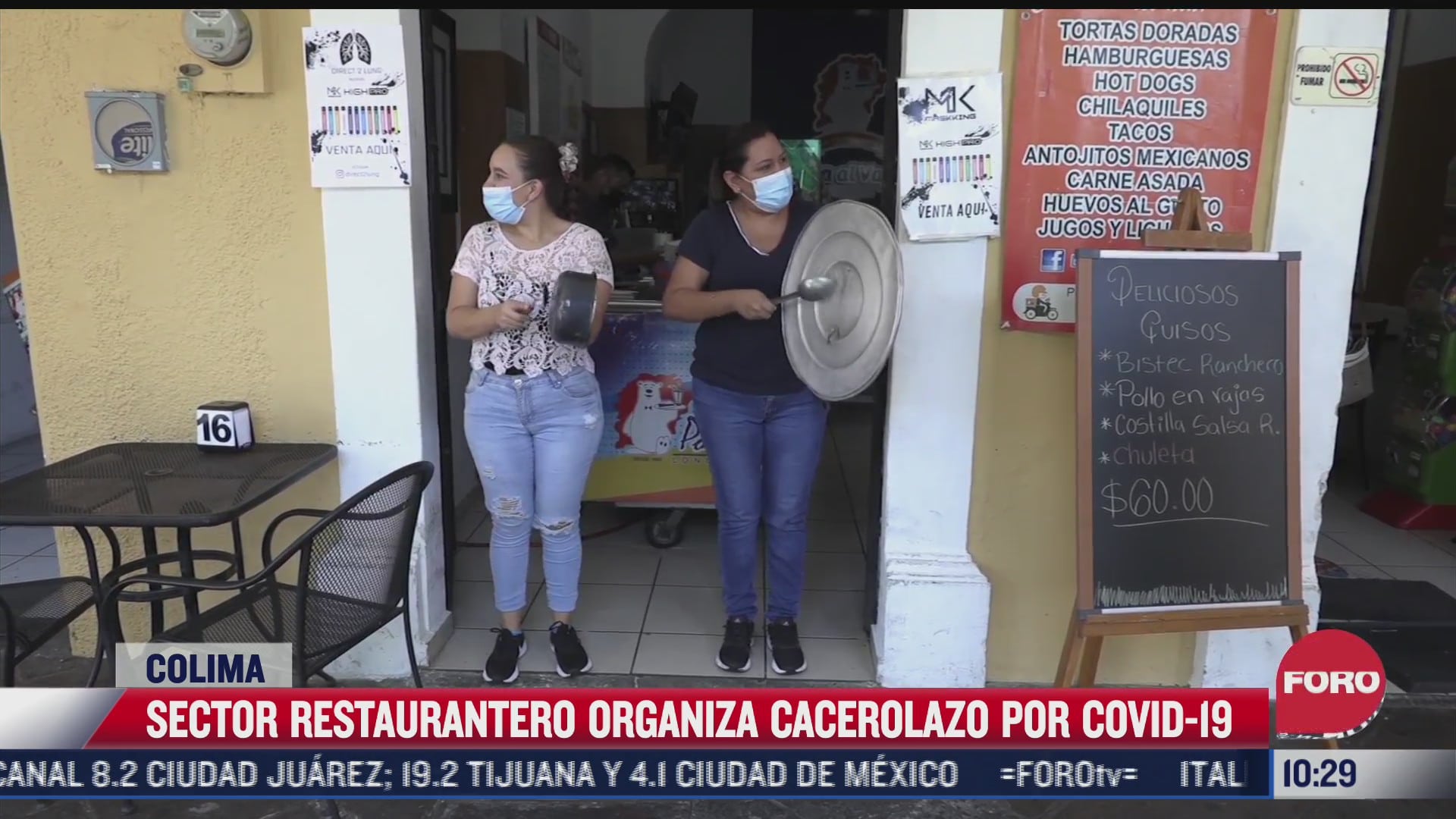 sector restaurantero organiza cacerolazo por covid 19 en colima
