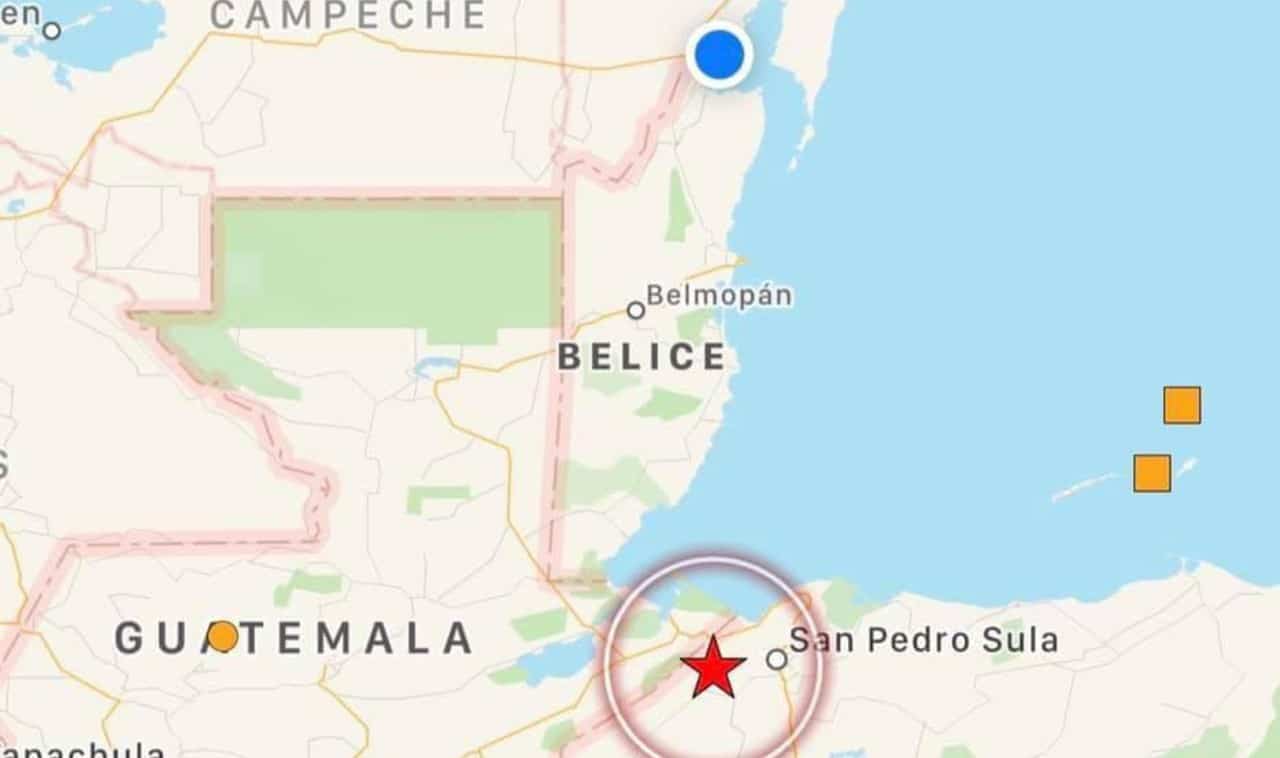 Sismo de magnitud 5.2 se registra en Honduras y se siente en costas mexicanas (Twitter @CarlosJoaquín)