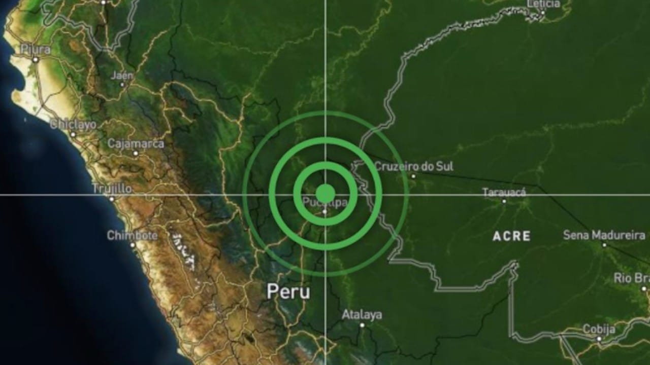 Se registra un sism en Perú (Twitter: @ChileAlertaApp)