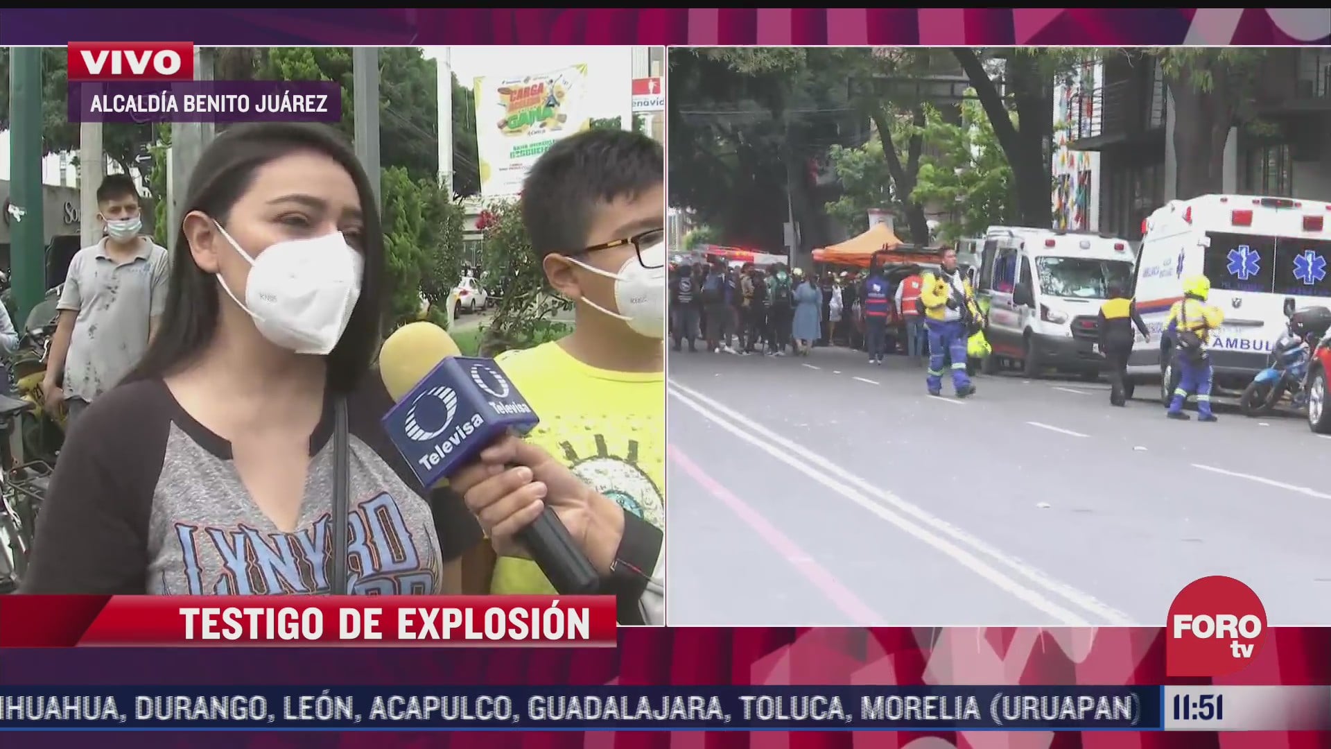 testigo narra momento de la explosion en edificio de la avenida coyoacan
