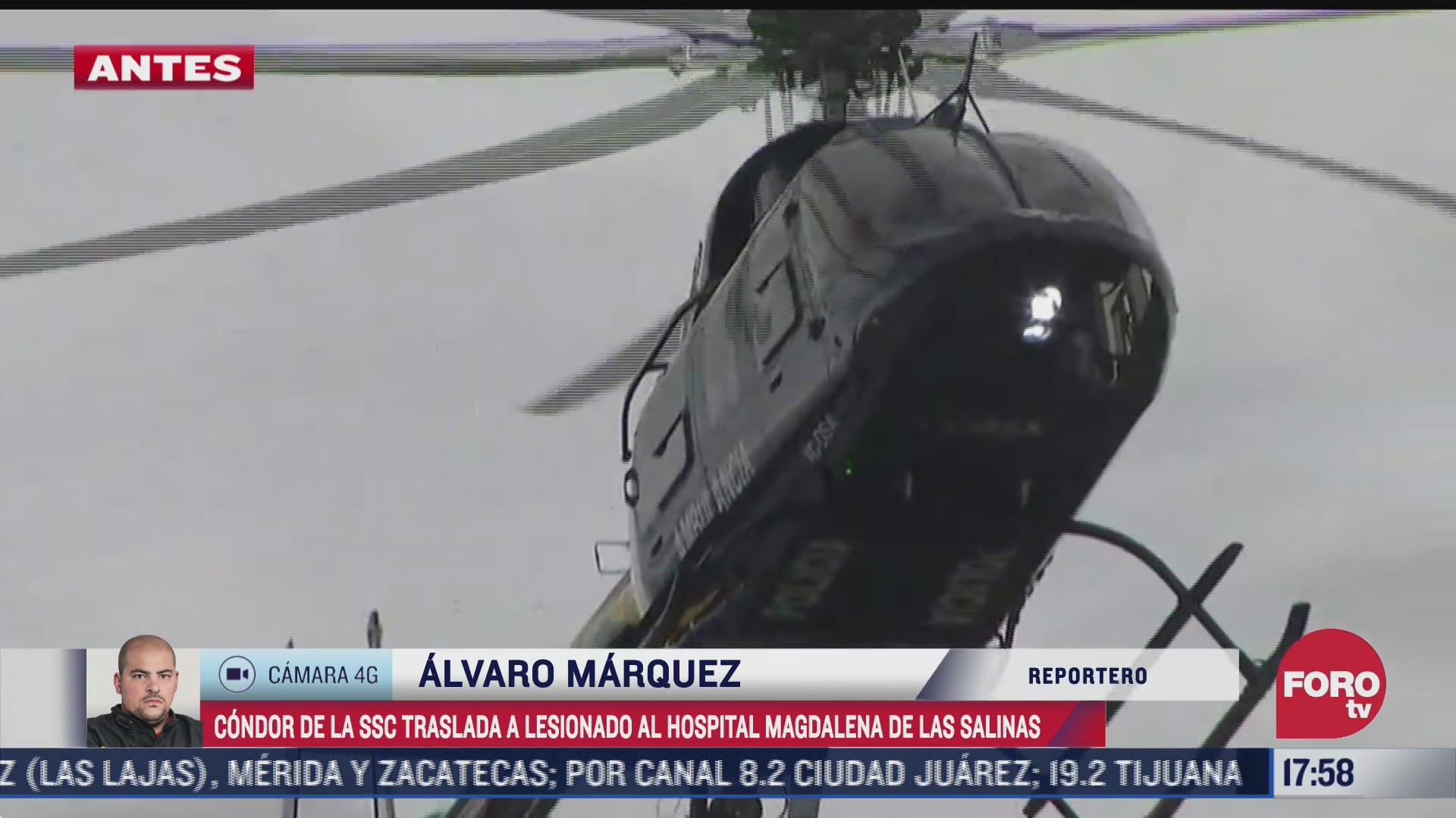 trasladan en helicoptero a conductor lesionado en accidente de la mexico cuernavaca