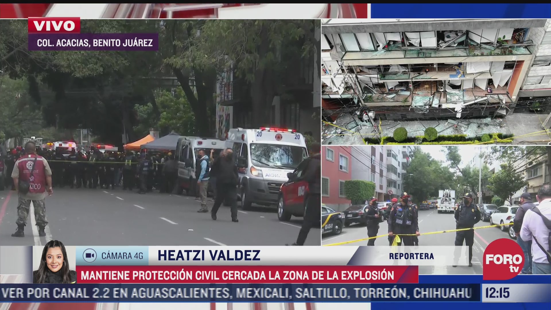 varios animalitos quedan atrapados en edificio por explosion de gas en avenida coyoacan