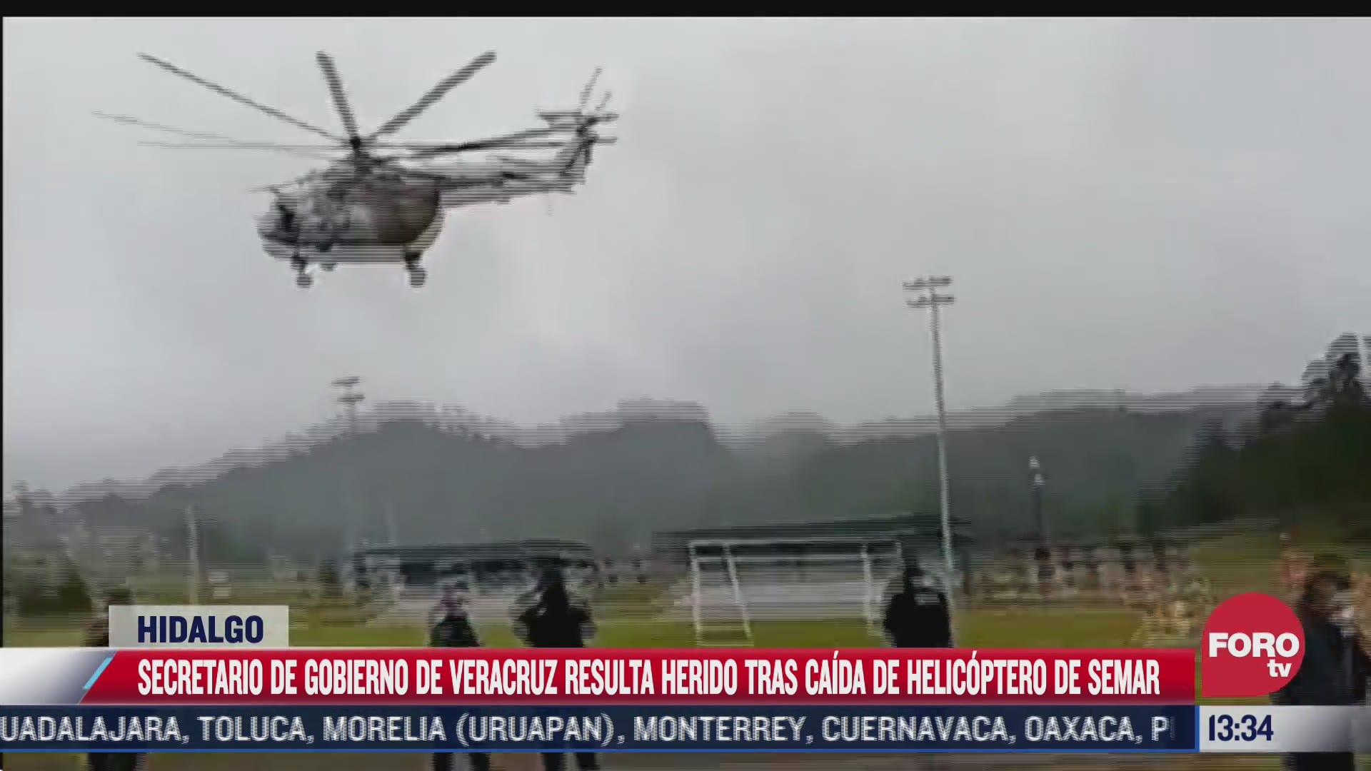video momento que cae helicoptero de marina con funcionarios de veracruz