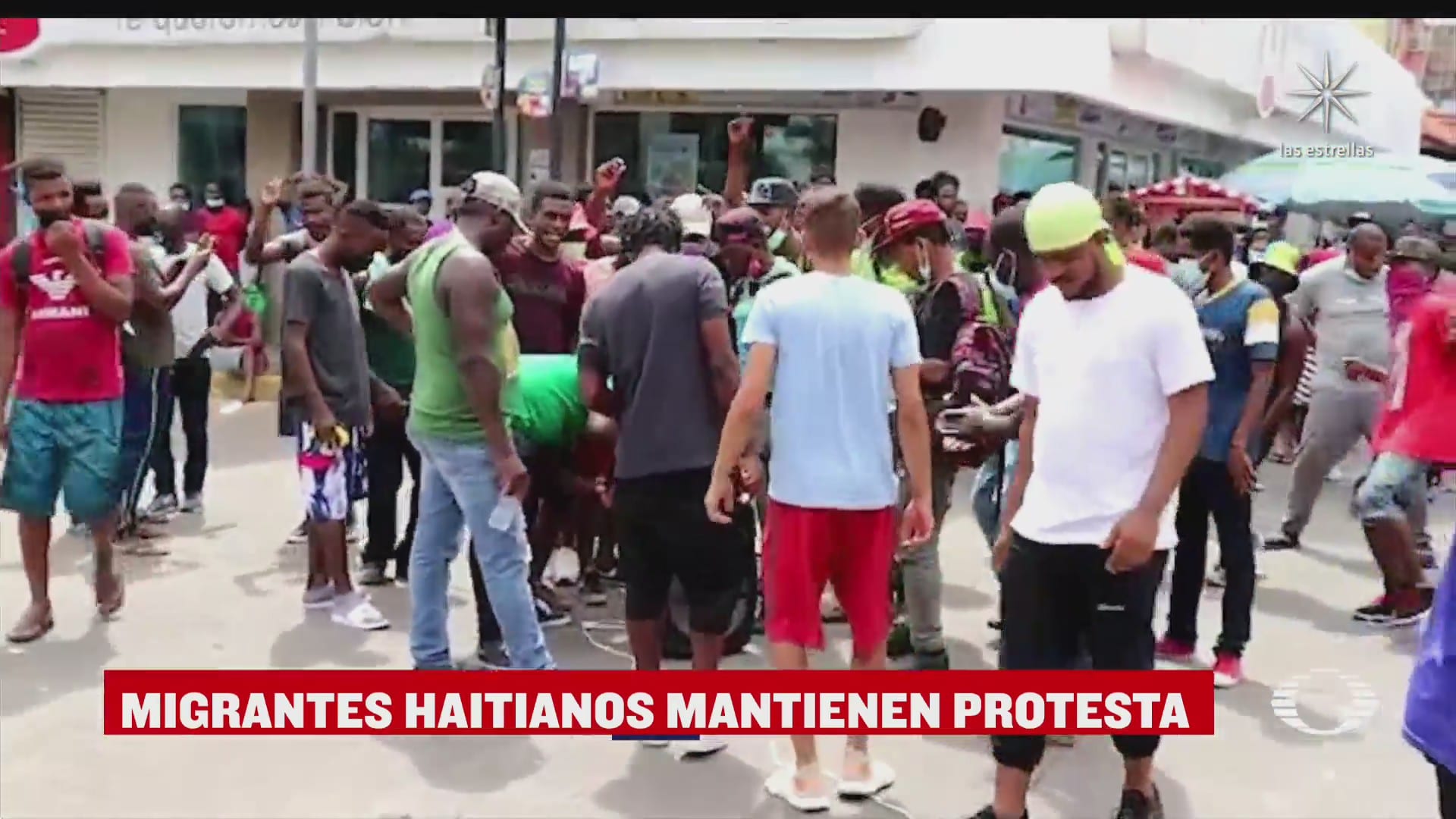 vuelven a manifestarse migrantes haitianos en tapachula